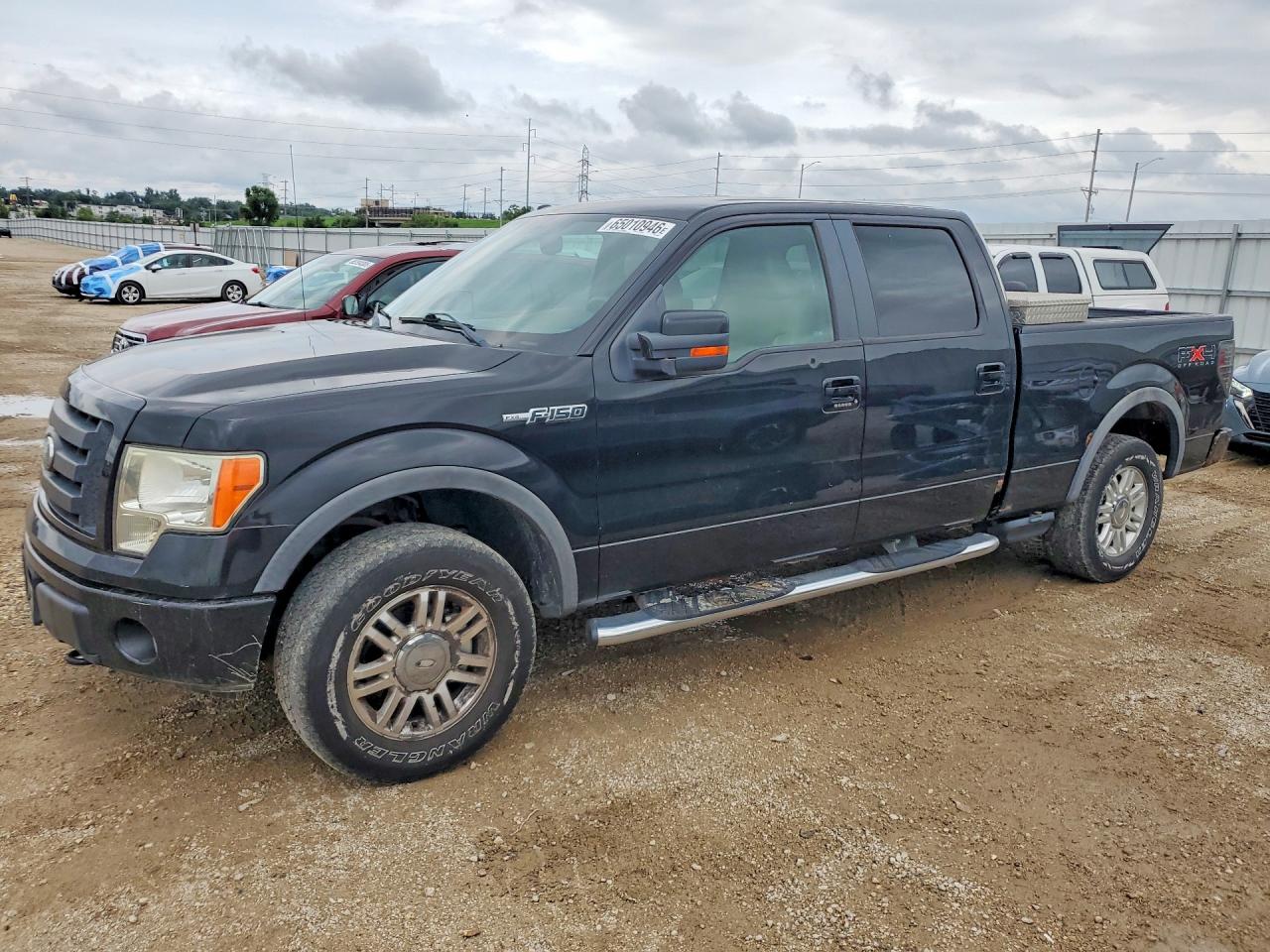 2009 Ford F150 Supercrew Black vin: 1FTPW14V89KC93303