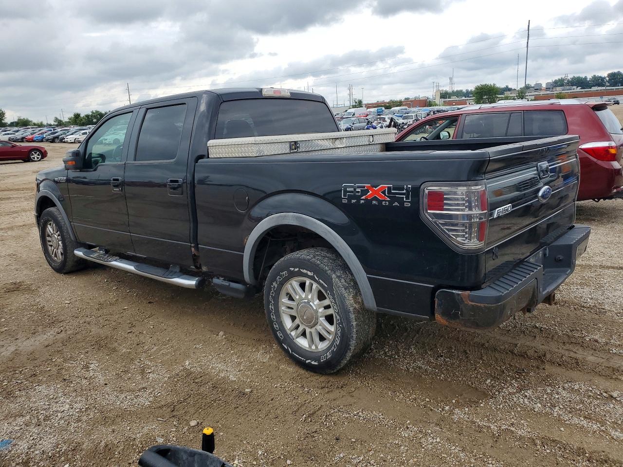2009 Ford F150 Supercrew Black vin: 1FTPW14V89KC93303