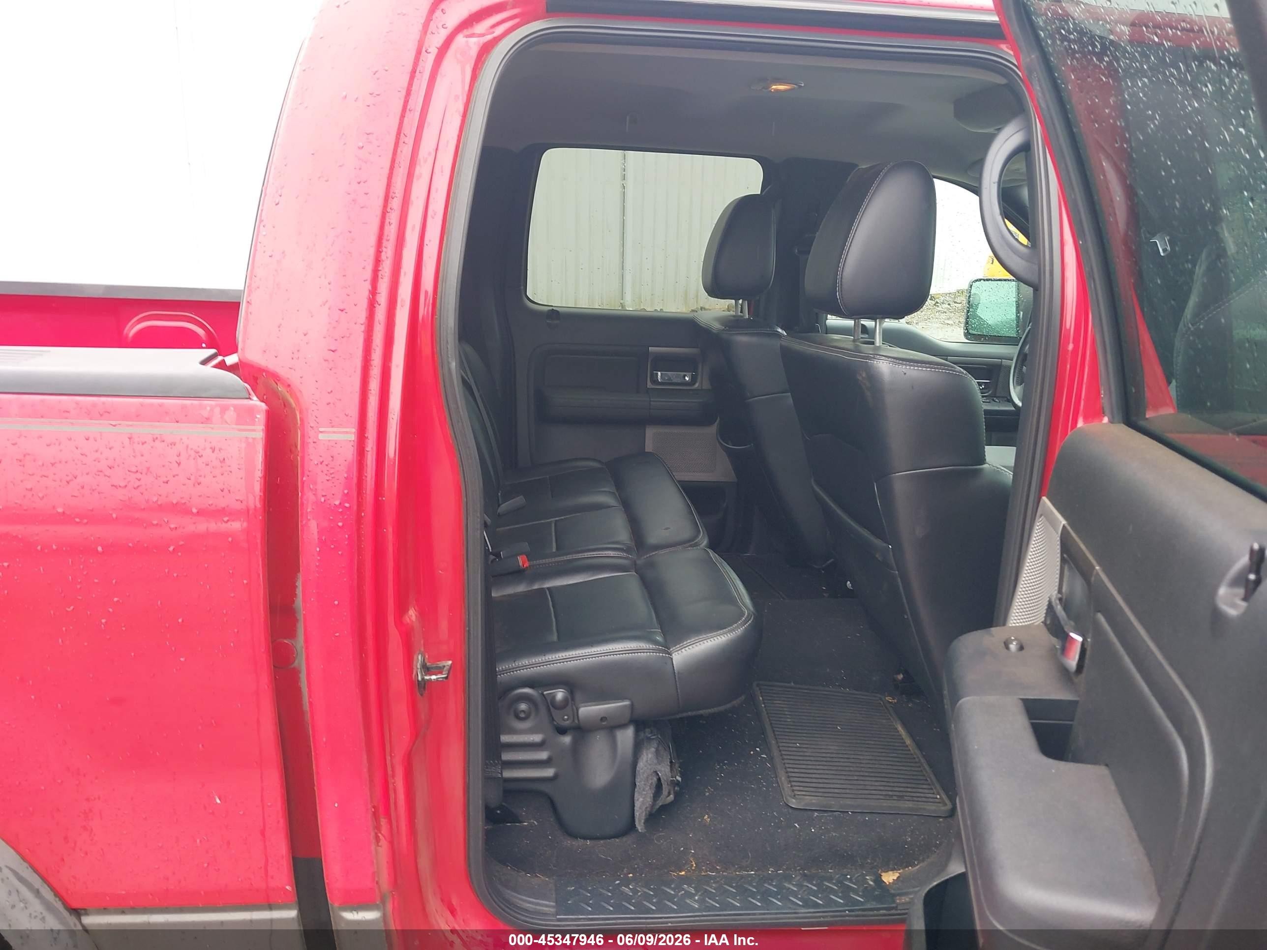 2006 Ford F-150 Fx4/lariat/xlt Red vin: 1FTPW14V96FA65539