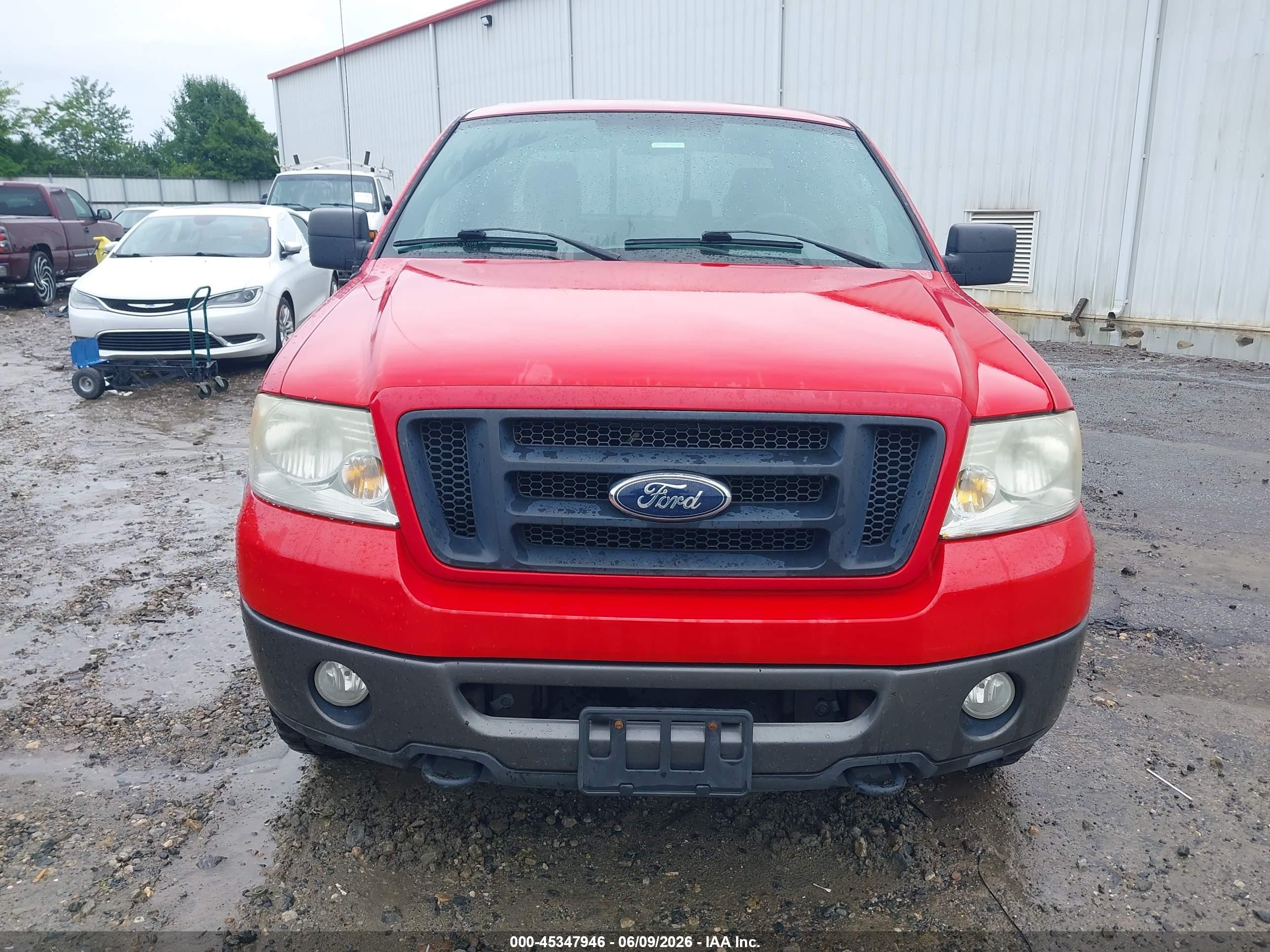 2006 Ford F-150 Fx4/lariat/xlt Red vin: 1FTPW14V96FA65539