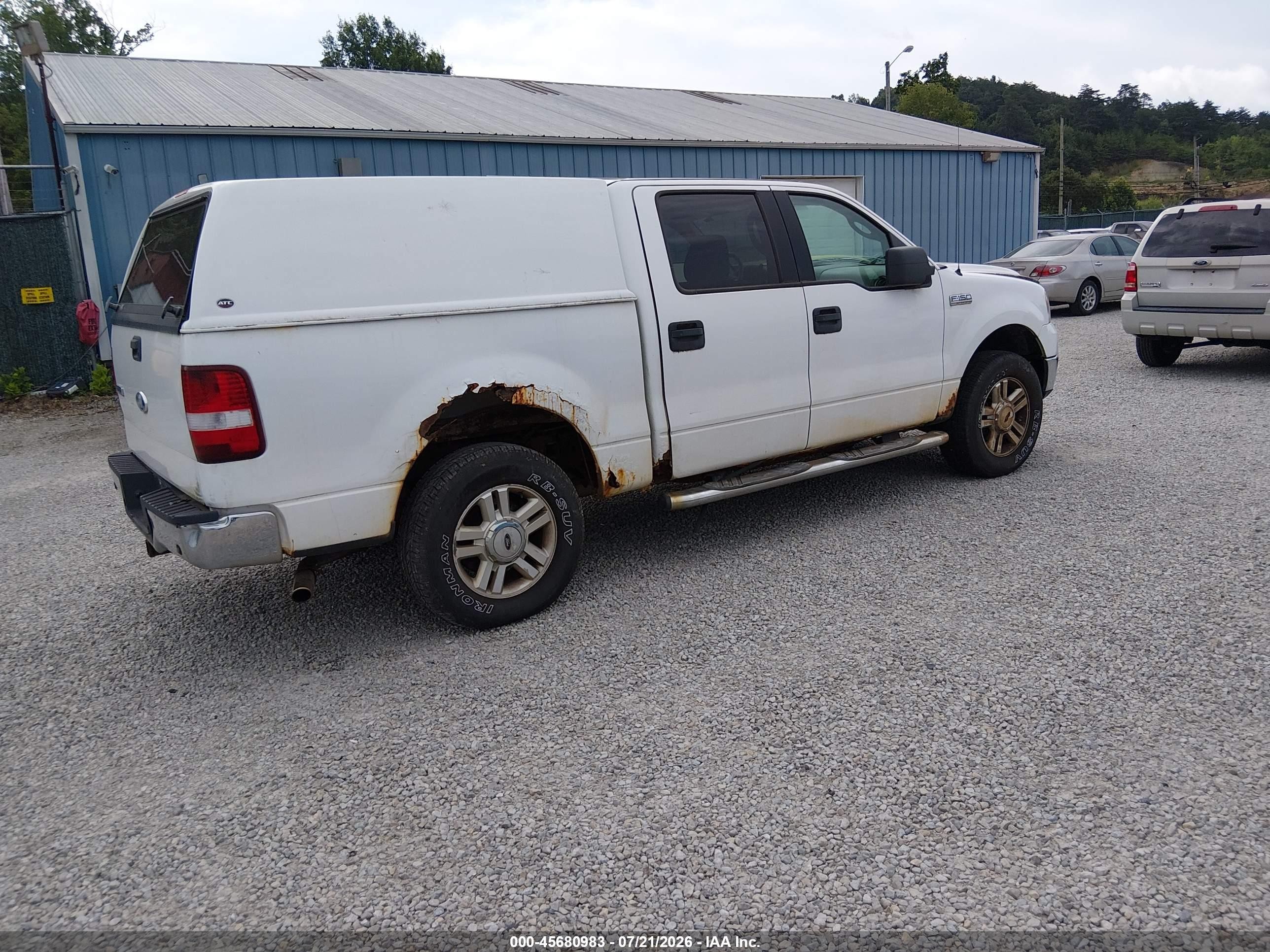 2006 Ford F-150 Fx4/lariat/xlt White vin: 1FTPW14V96FA88643