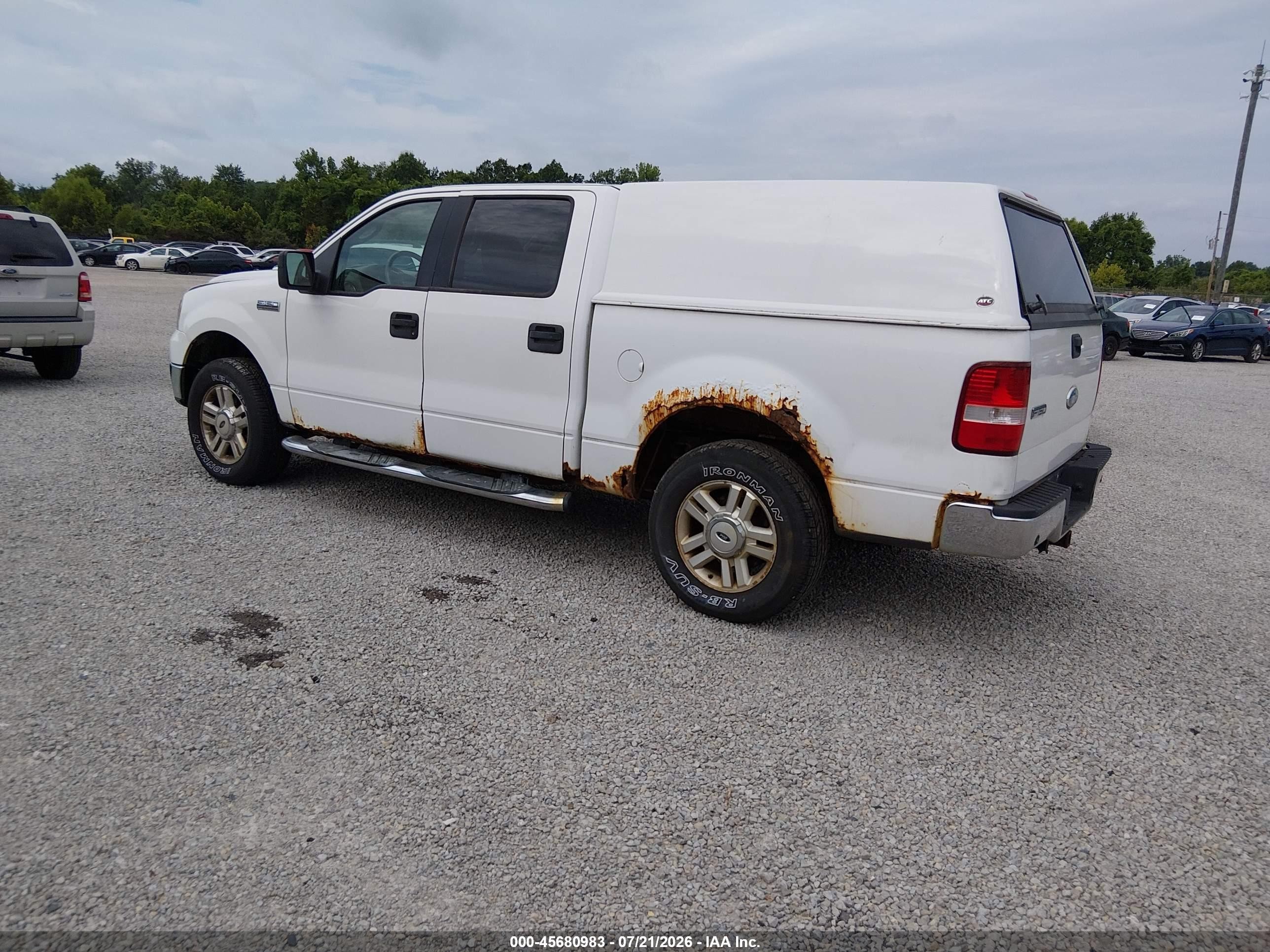 2006 Ford F-150 Fx4/lariat/xlt White vin: 1FTPW14V96FA88643