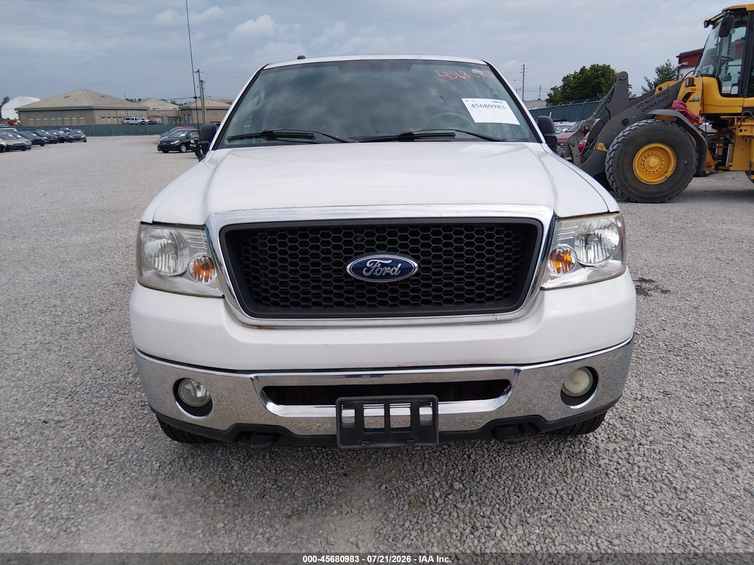 2006 Ford F-150 Fx4/lariat/xlt White vin: 1FTPW14V96FA88643