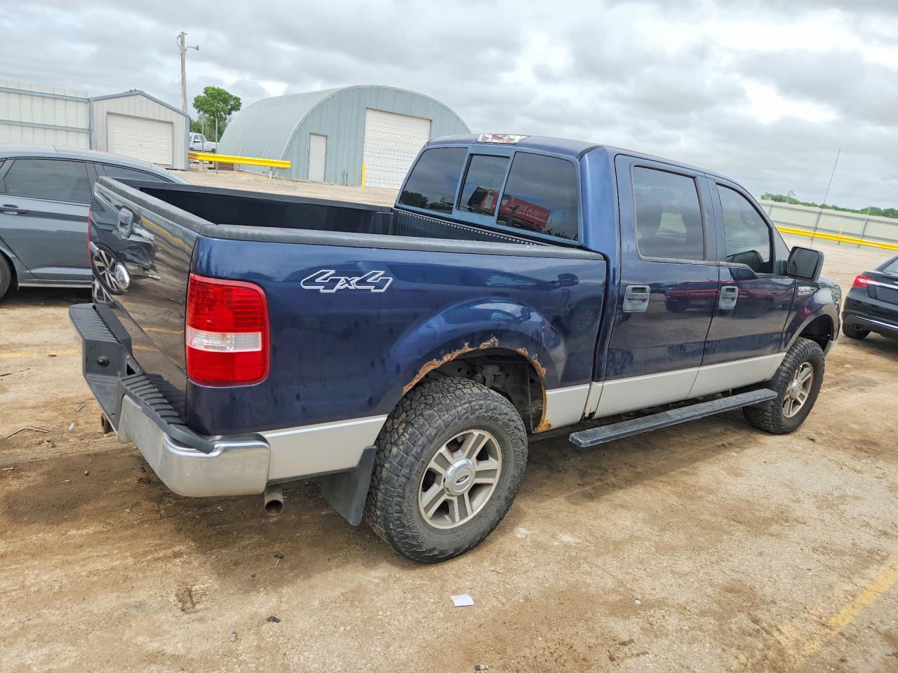 2006 Ford F150 Supercrew Blue vin: 1FTPW14V96FB09023
