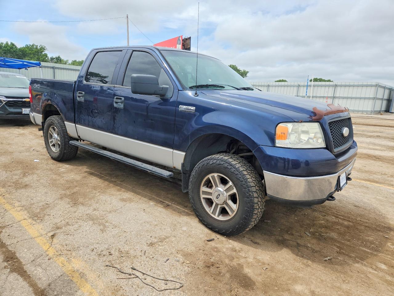 2006 Ford F150 Supercrew Blue vin: 1FTPW14V96FB09023