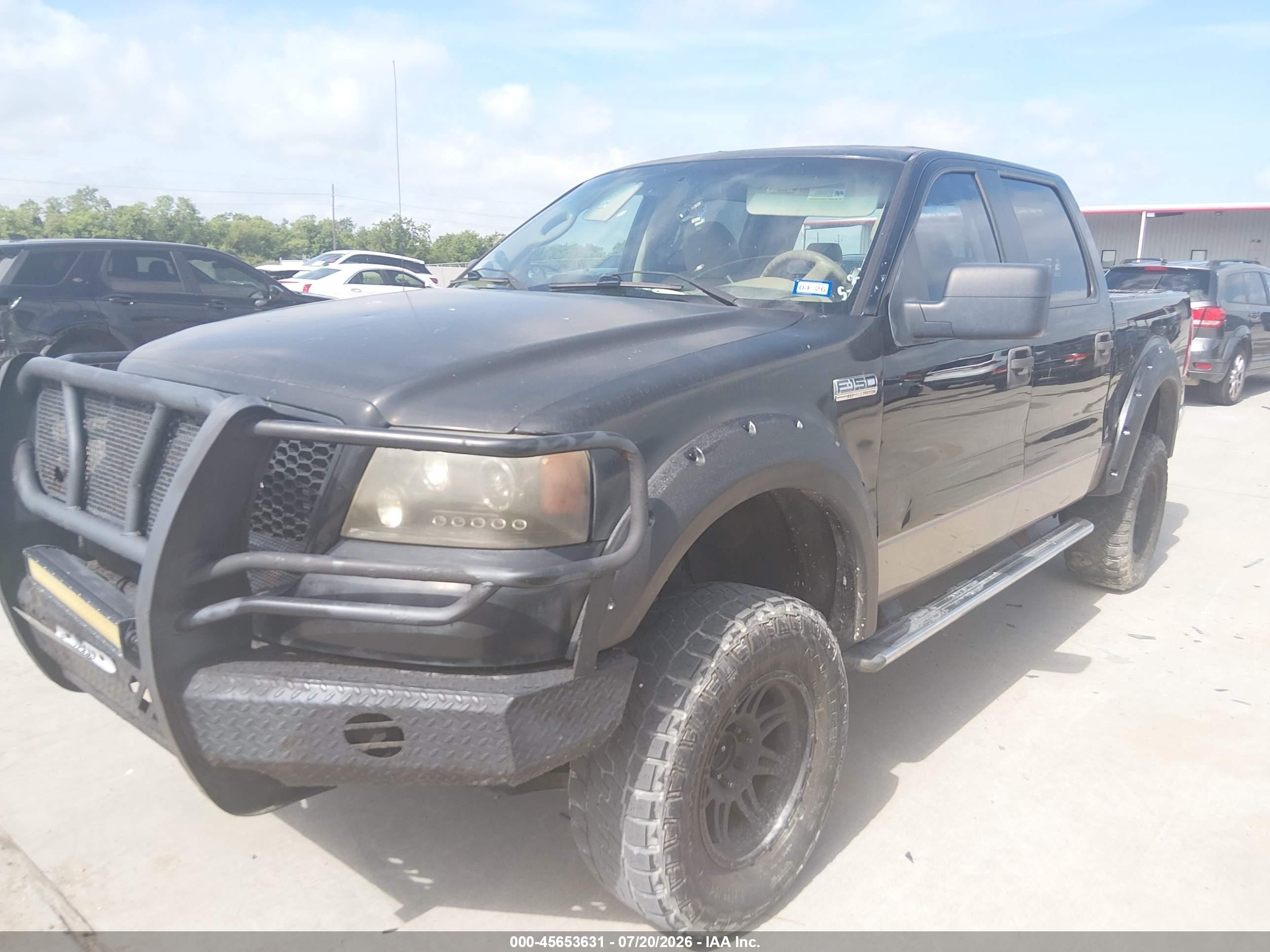 2006 Ford F-150 Fx4/lariat/xlt Black vin: 1FTPW14V96KC90762