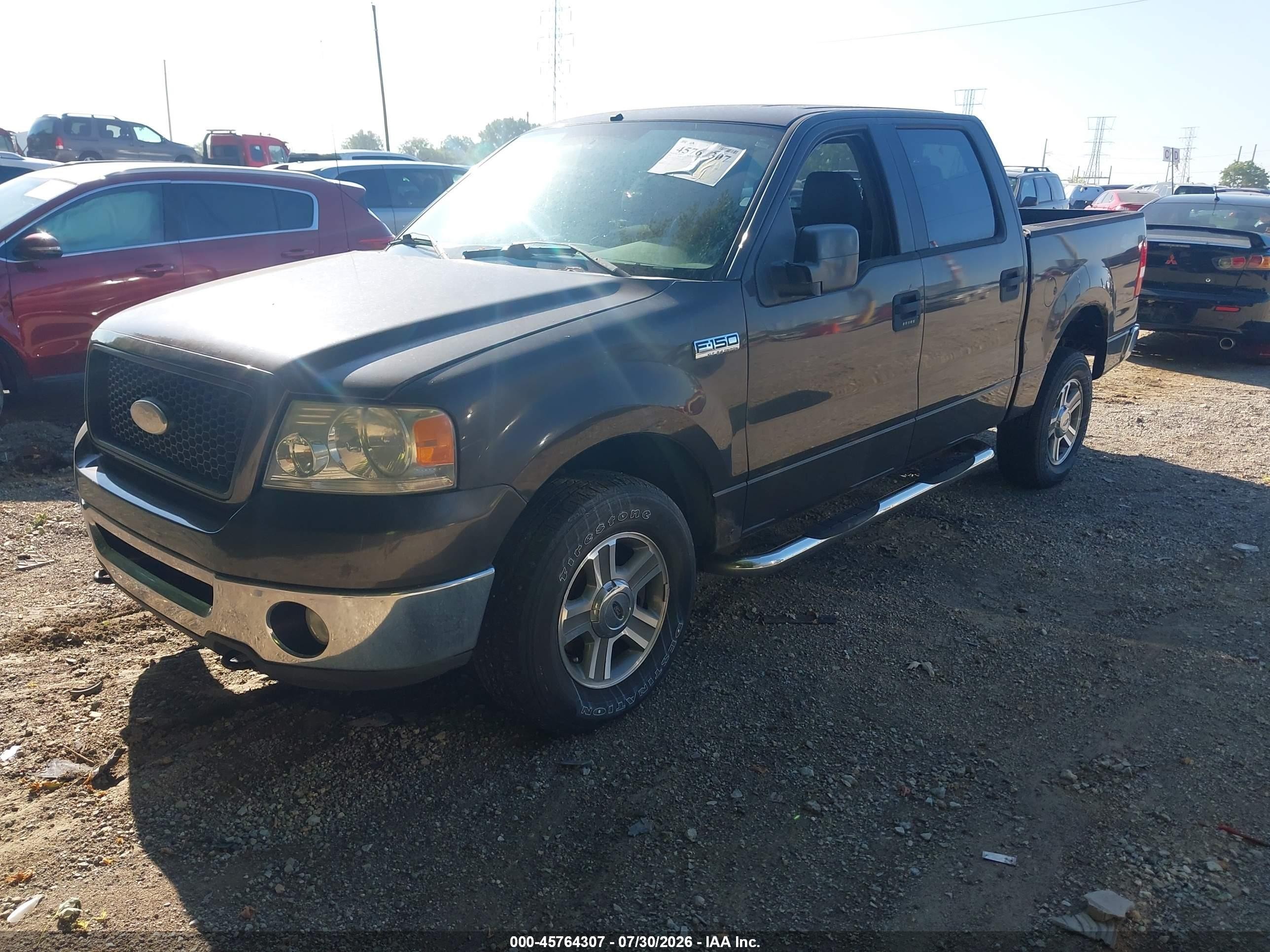 2006 Ford F-150 Fx4/lariat/xlt Gray vin: 1FTPW14V96KD77240