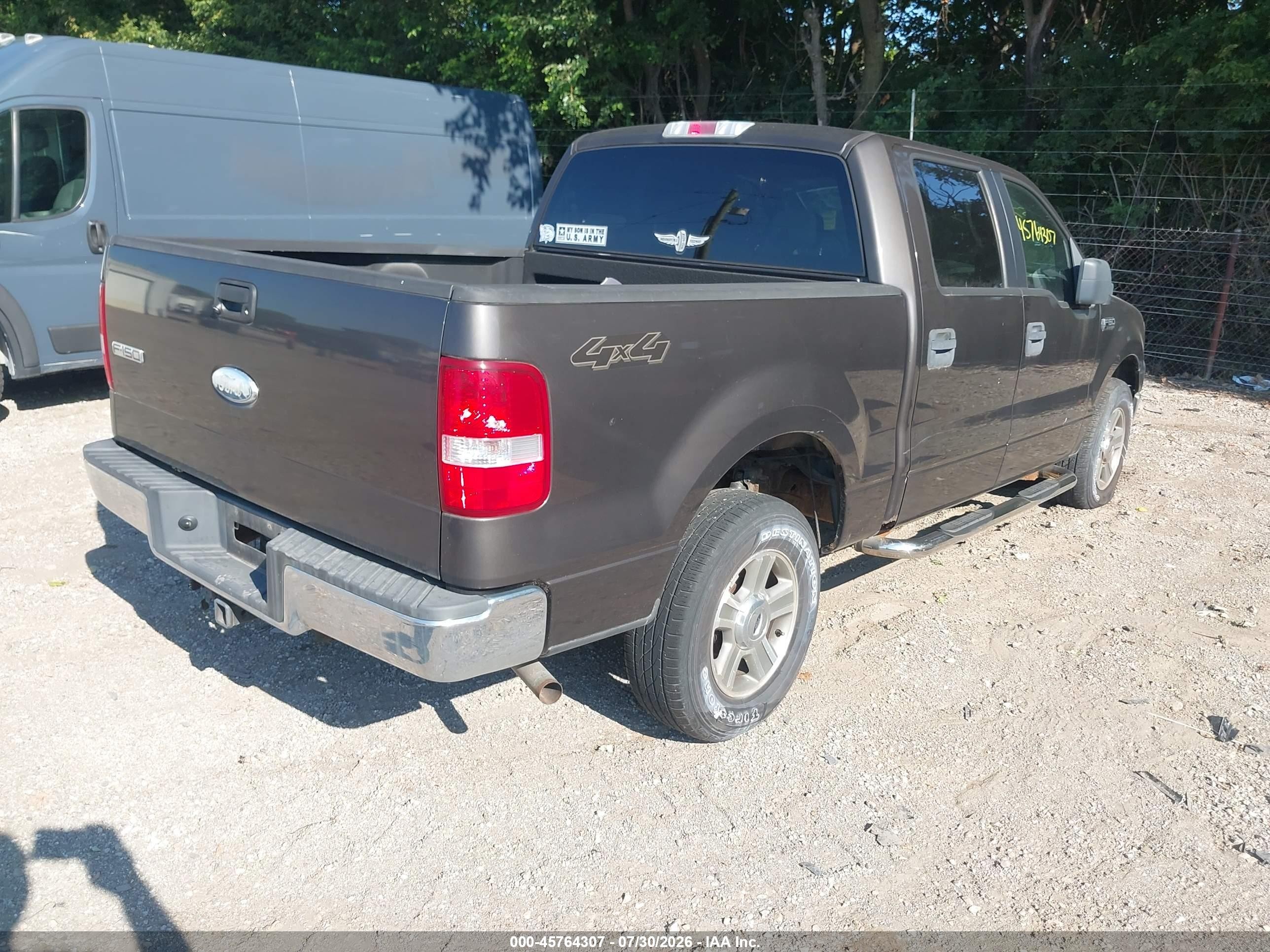 2006 Ford F-150 Fx4/lariat/xlt Gray vin: 1FTPW14V96KD77240