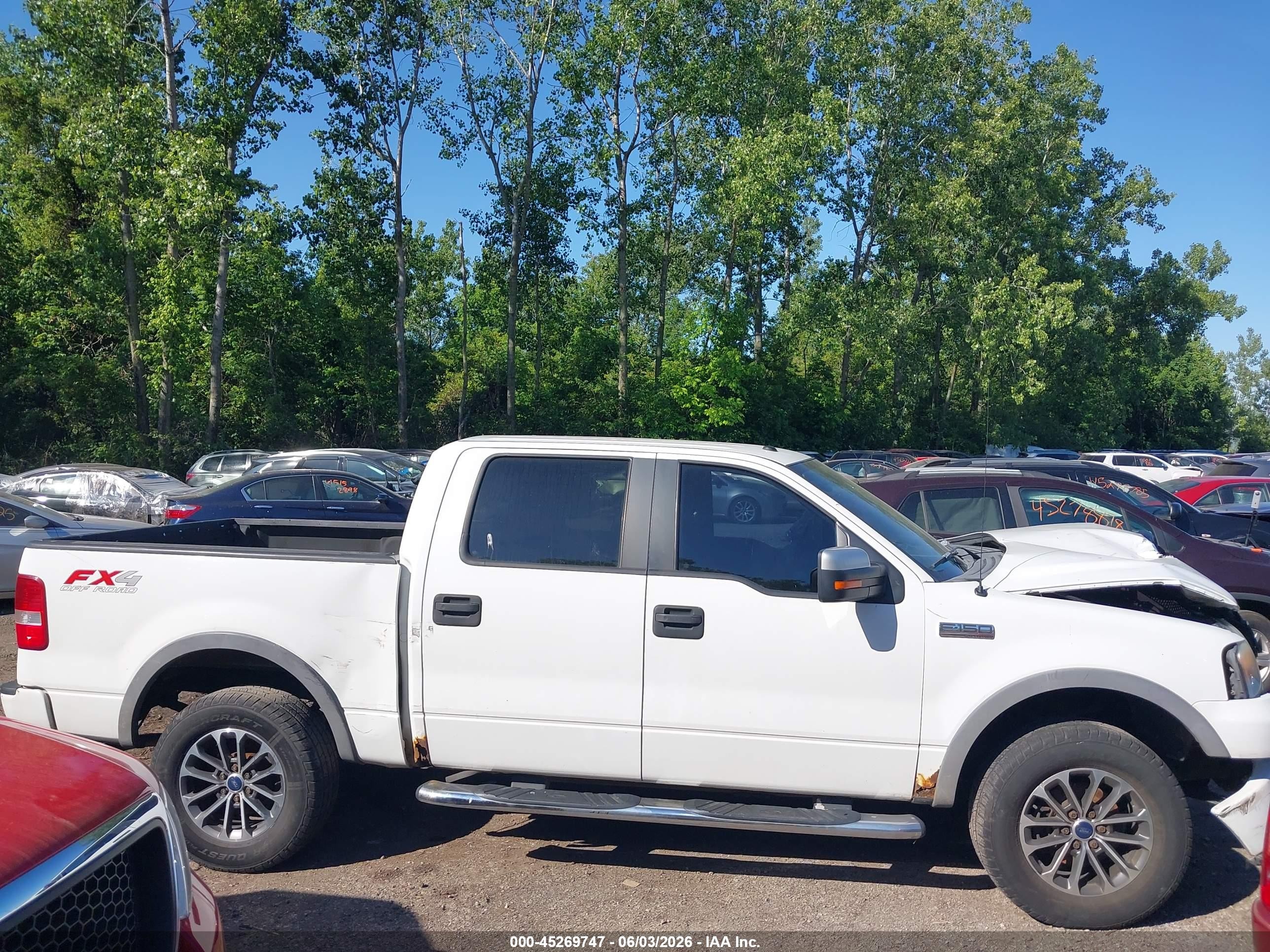 2007 Ford F-150 Fx4/lariat/xlt White vin: 1FTPW14V97FA15709