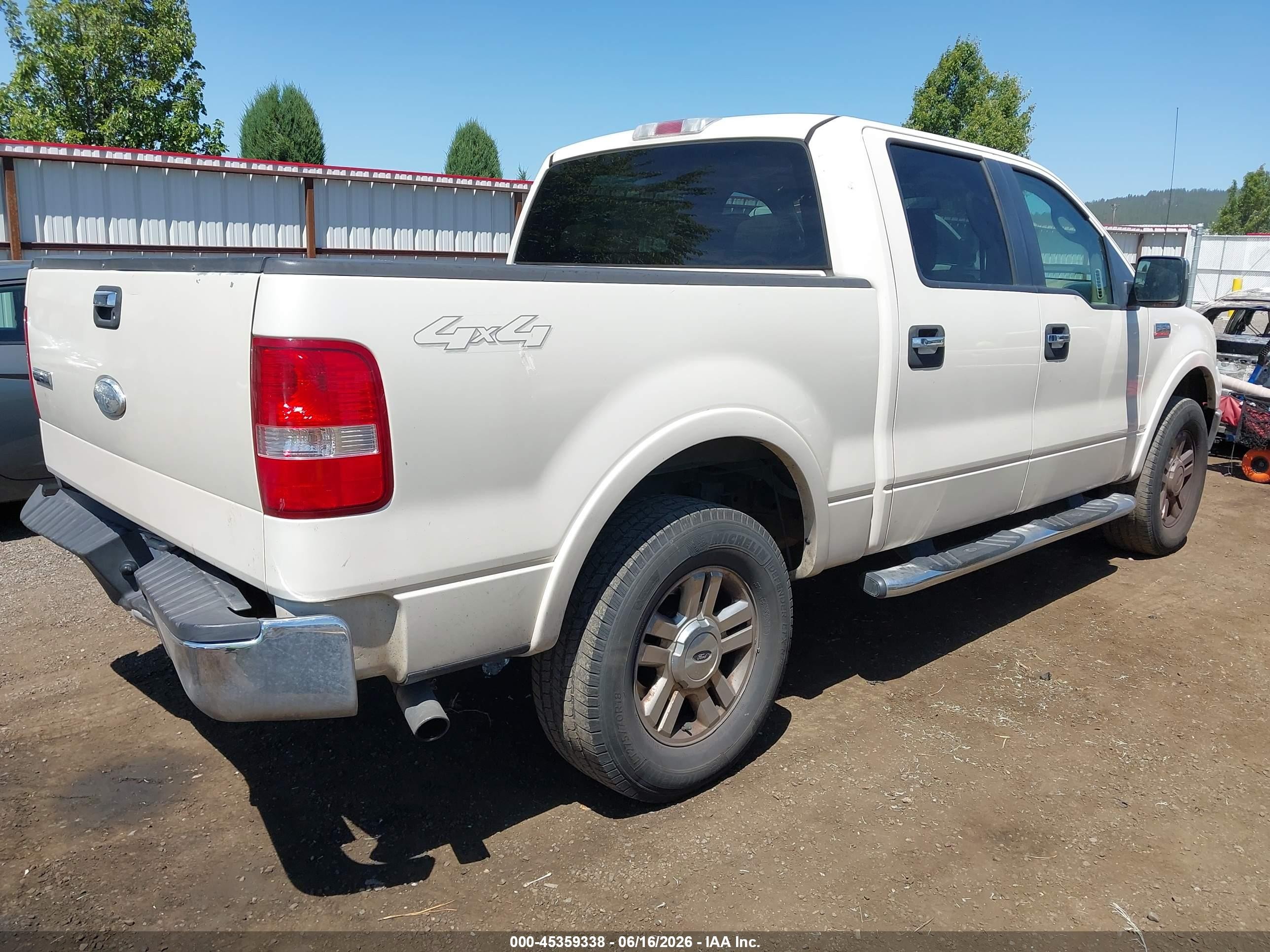 2007 Ford F-150 Fx4/lariat/xlt White vin: 1FTPW14V97FA92886