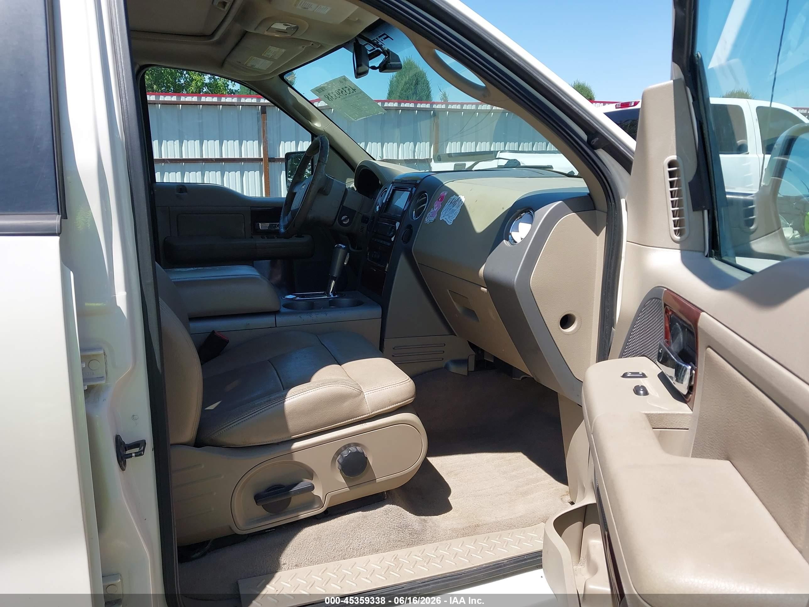 2007 Ford F-150 Fx4/lariat/xlt White vin: 1FTPW14V97FA92886