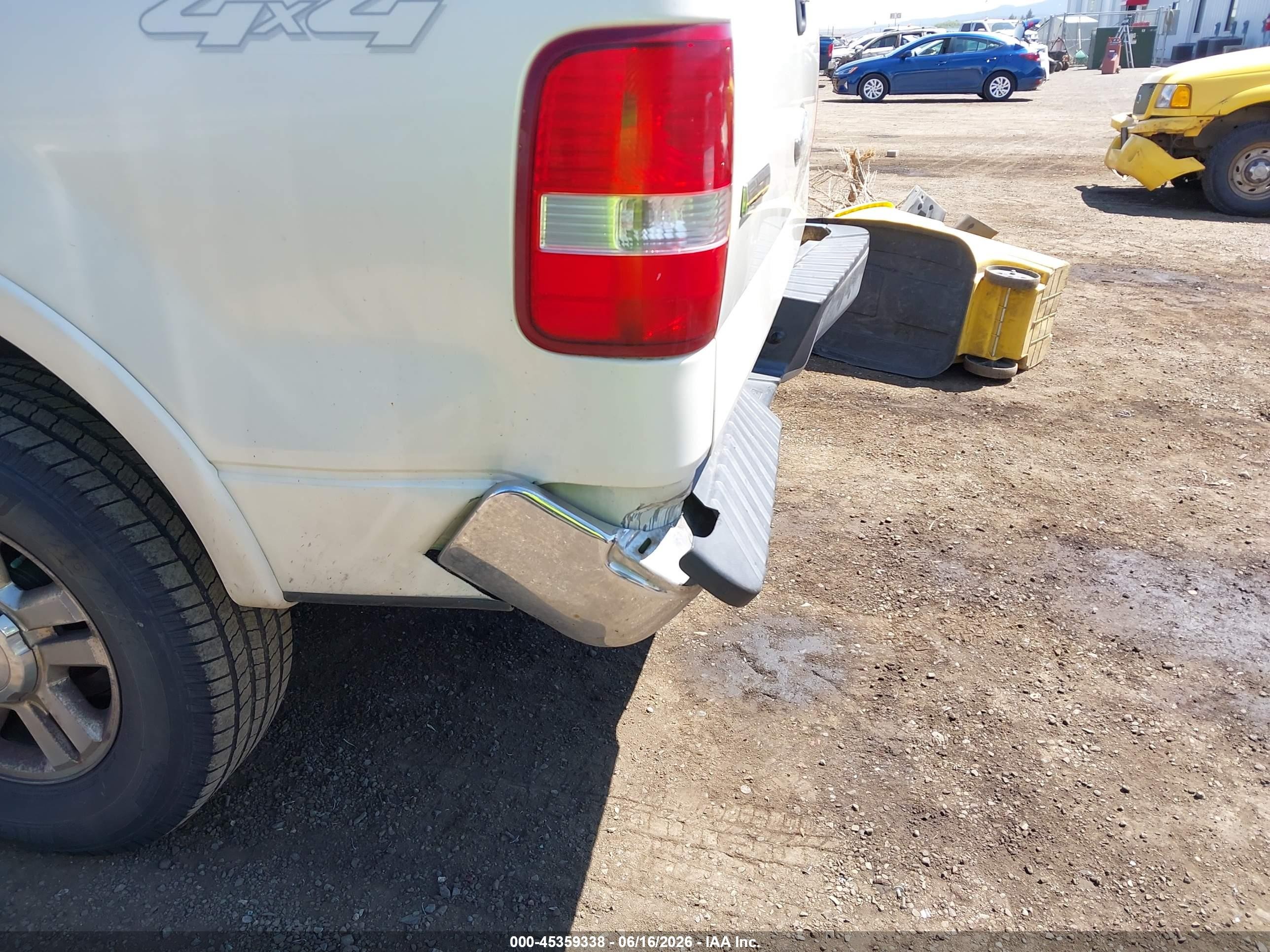 2007 Ford F-150 Fx4/lariat/xlt White vin: 1FTPW14V97FA92886