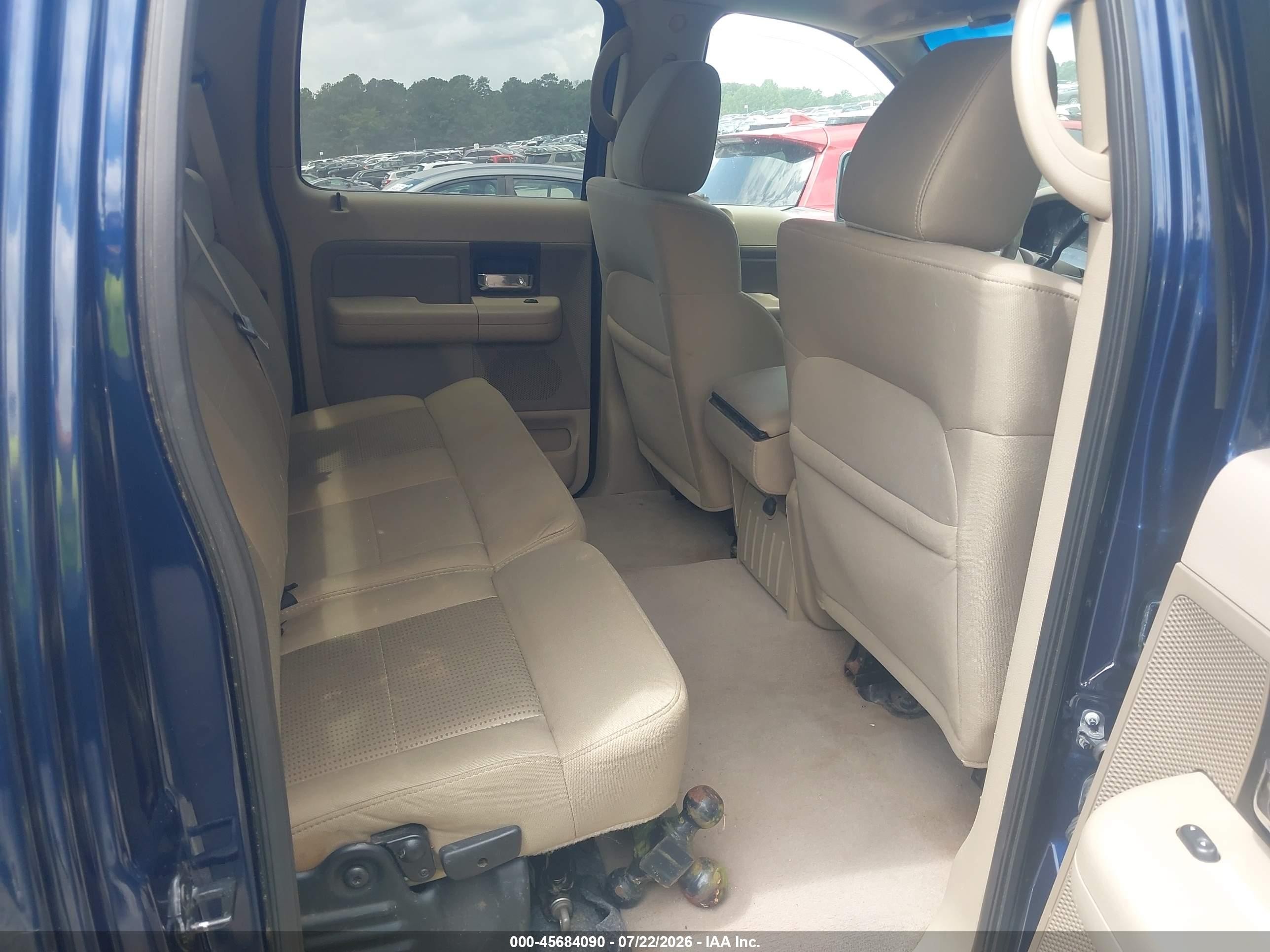 2007 Ford F-150 Fx4/lariat/xlt Blue vin: 1FTPW14V97FB11758