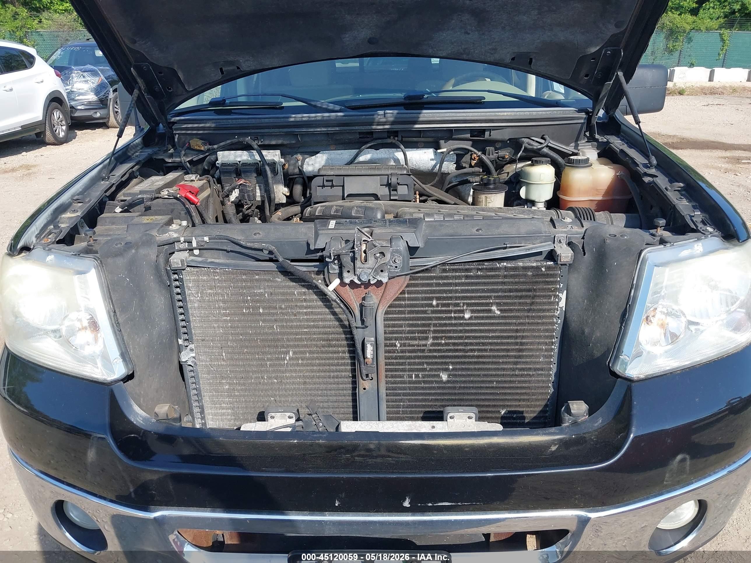 2007 Ford F-150 Fx4/lariat/xlt Black vin: 1FTPW14V97FB40421