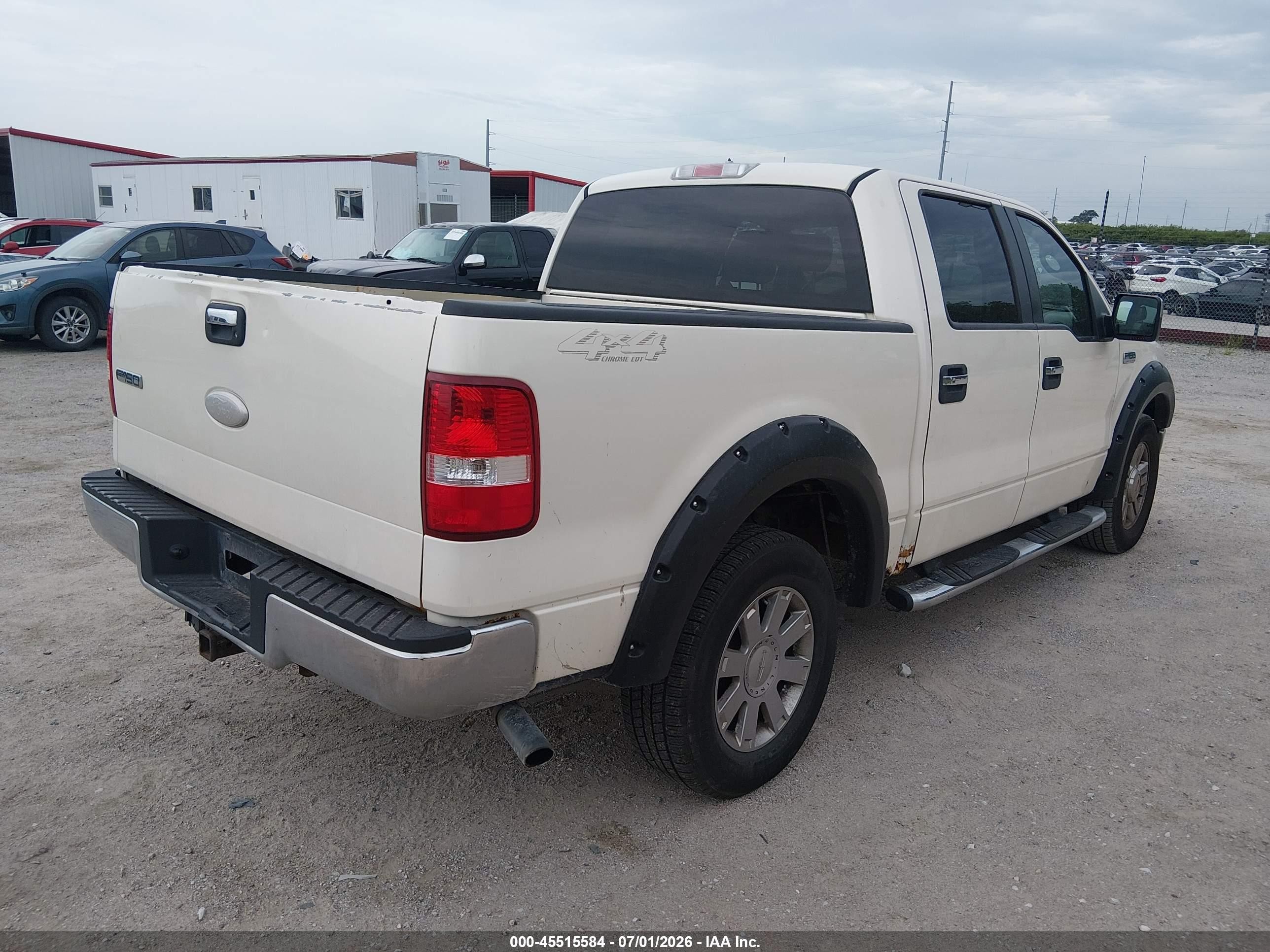 2007 Ford F-150 Fx4/lariat/xlt Белый vin: 1FTPW14V97FB41374