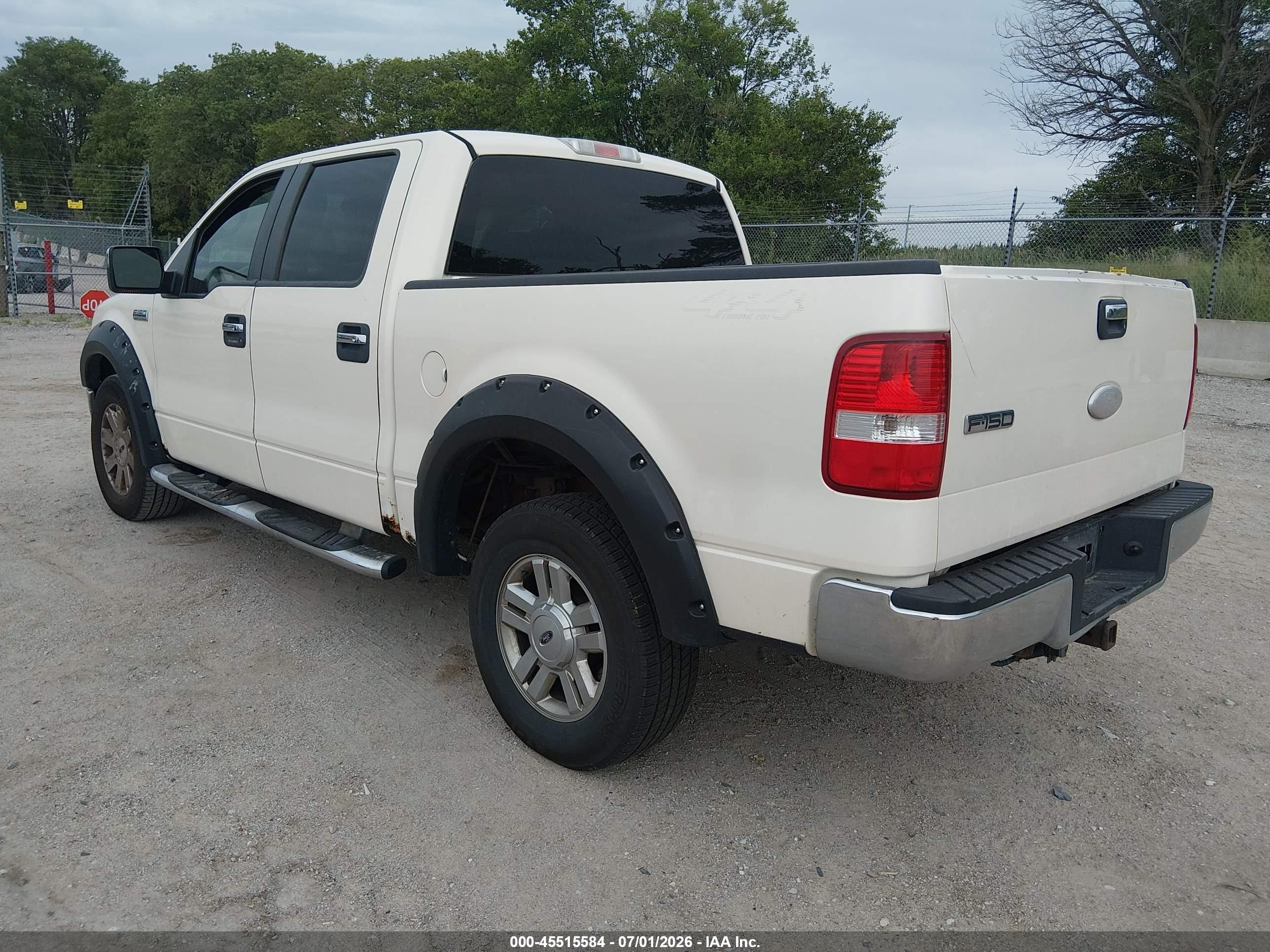 2007 Ford F-150 Fx4/lariat/xlt Белый vin: 1FTPW14V97FB41374