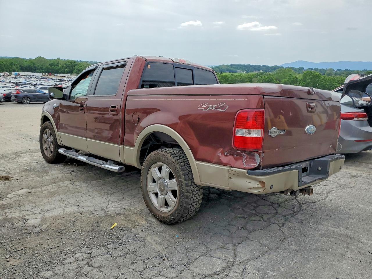 2007 Ford F150 Supercrew Brown vin: 1FTPW14V97KB00525