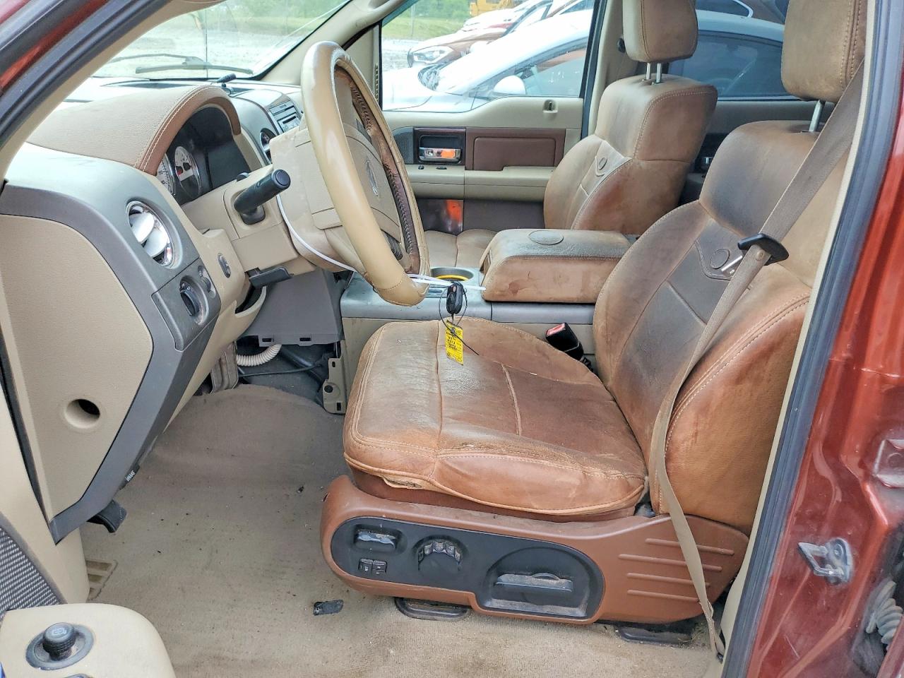2007 Ford F150 Supercrew Brown vin: 1FTPW14V97KB00525