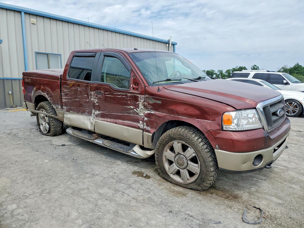 2007 Ford F150 Supercrew Brown vin: 1FTPW14V97KB00525