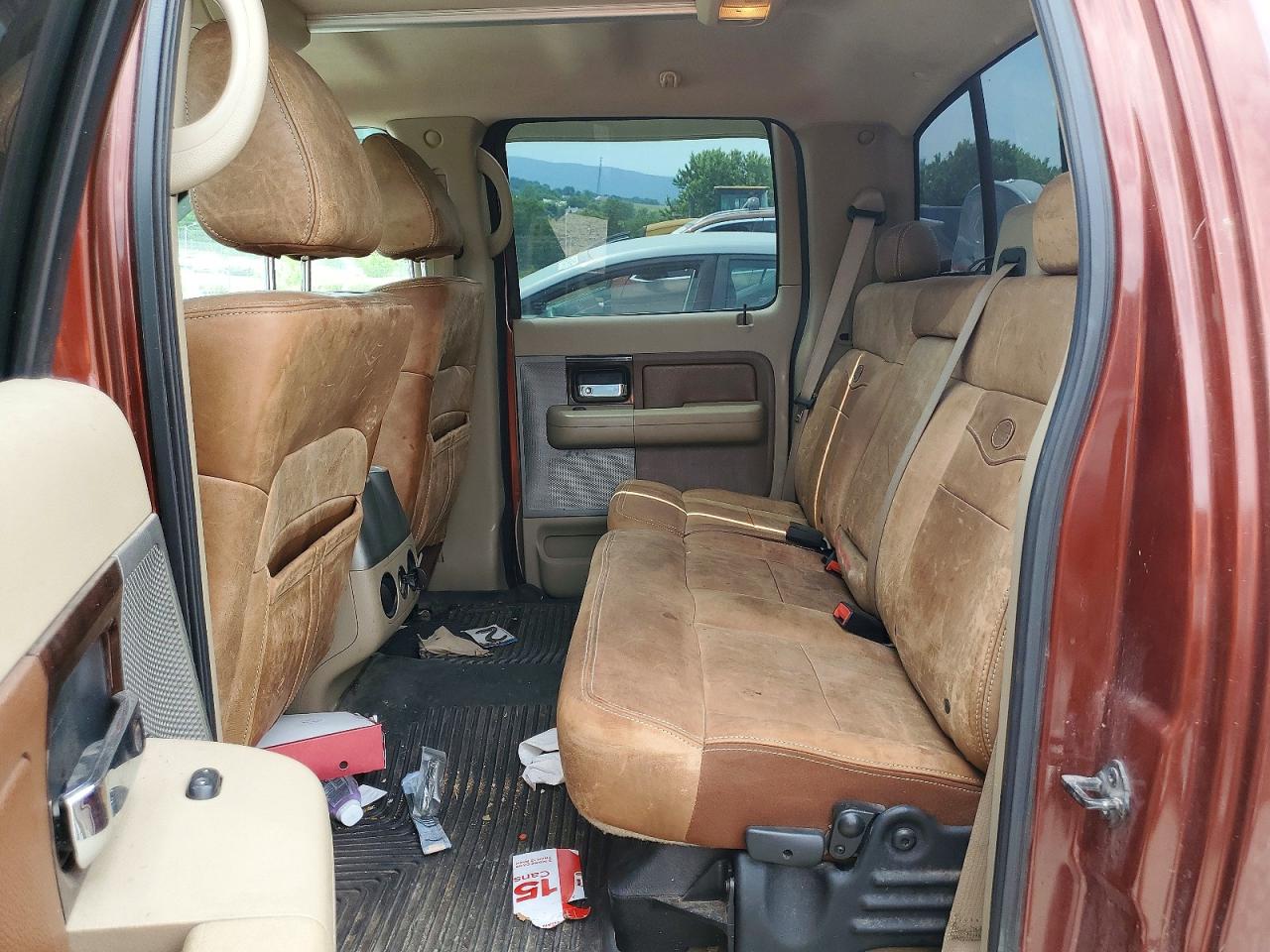 2007 Ford F150 Supercrew Brown vin: 1FTPW14V97KB00525
