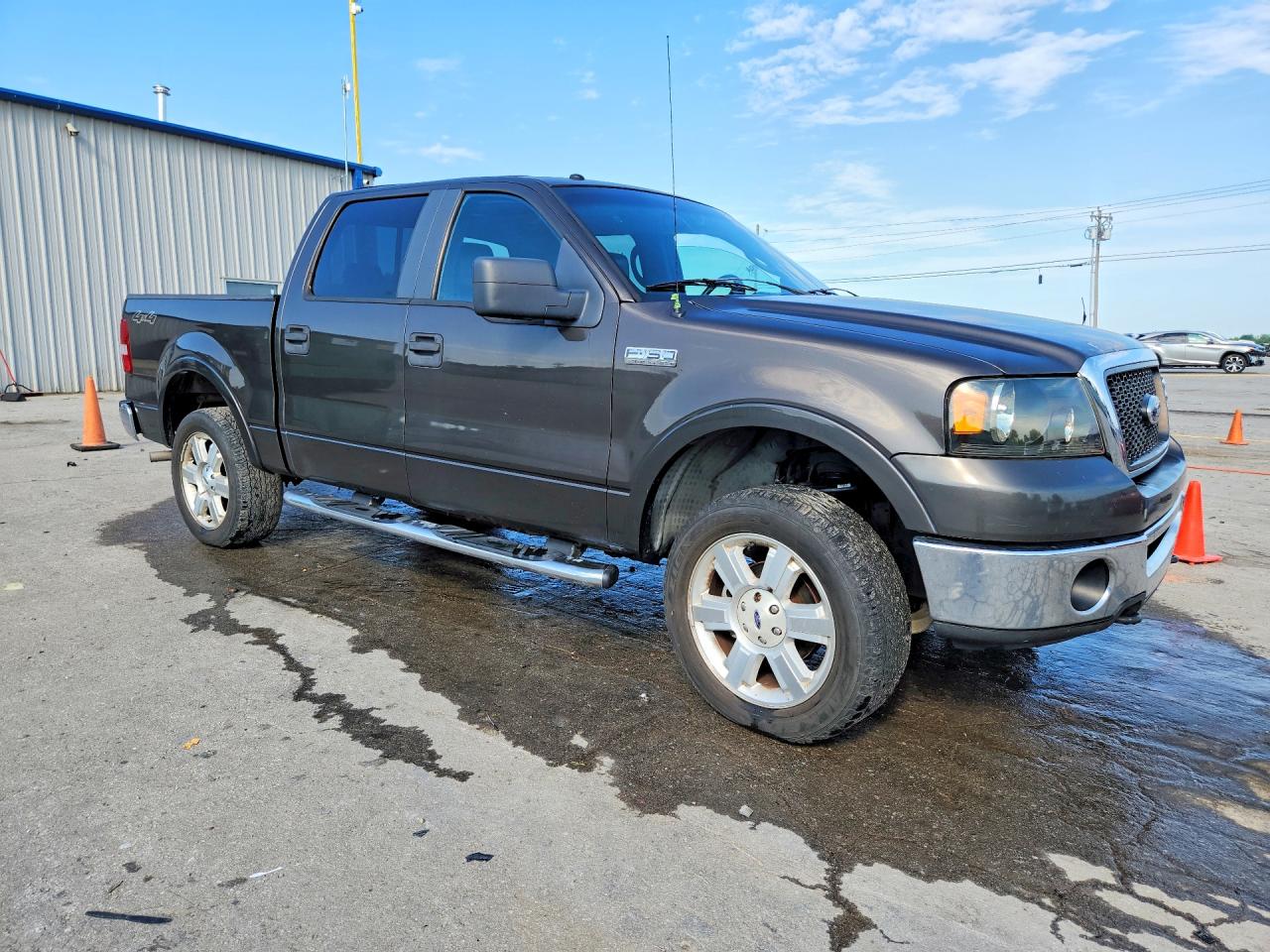 2007 Ford F150 Supercrew Gray vin: 1FTPW14V97KB13047