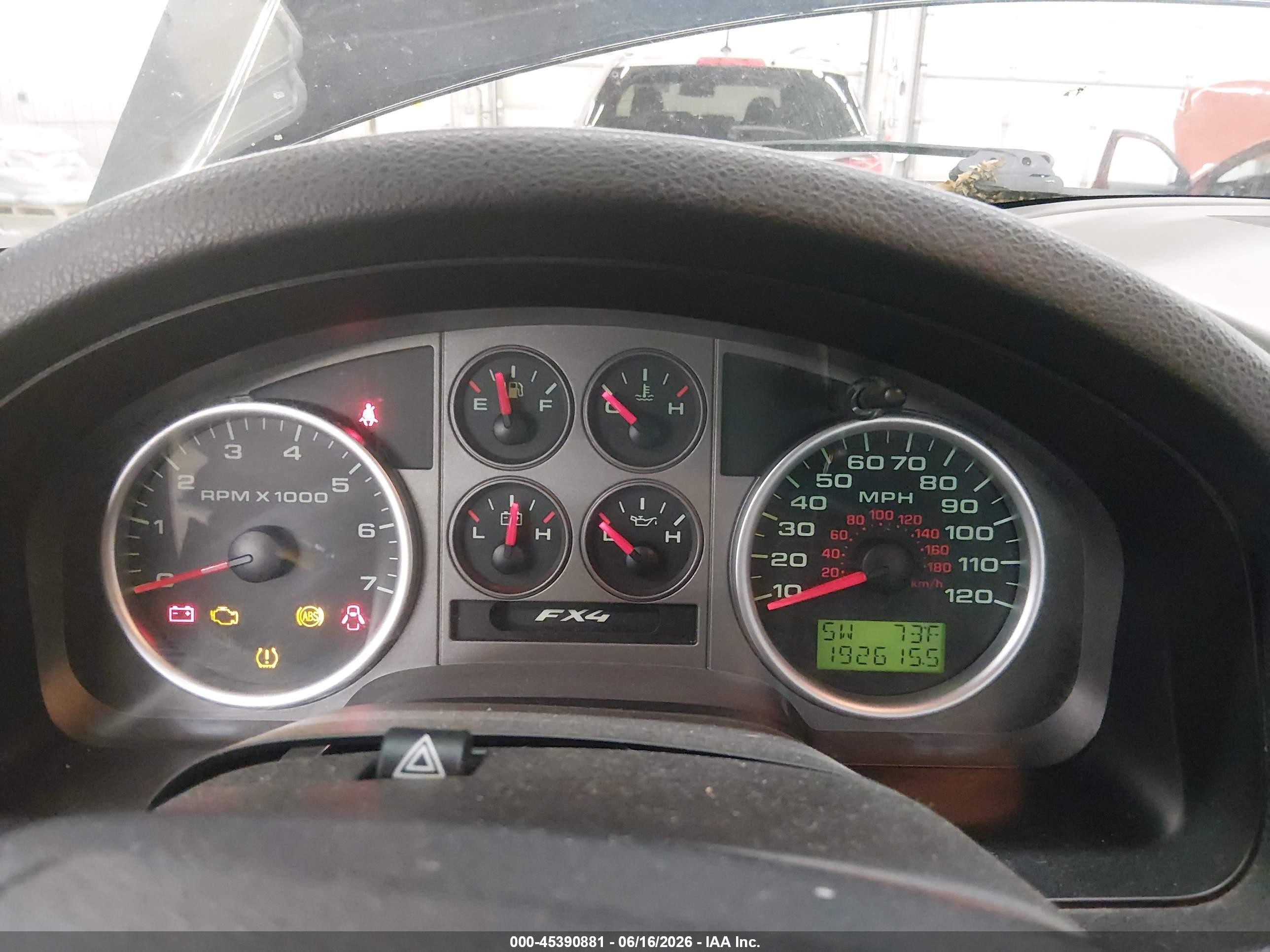 2007 Ford F-150 Fx4/lariat/xlt Black vin: 1FTPW14V97KC86955