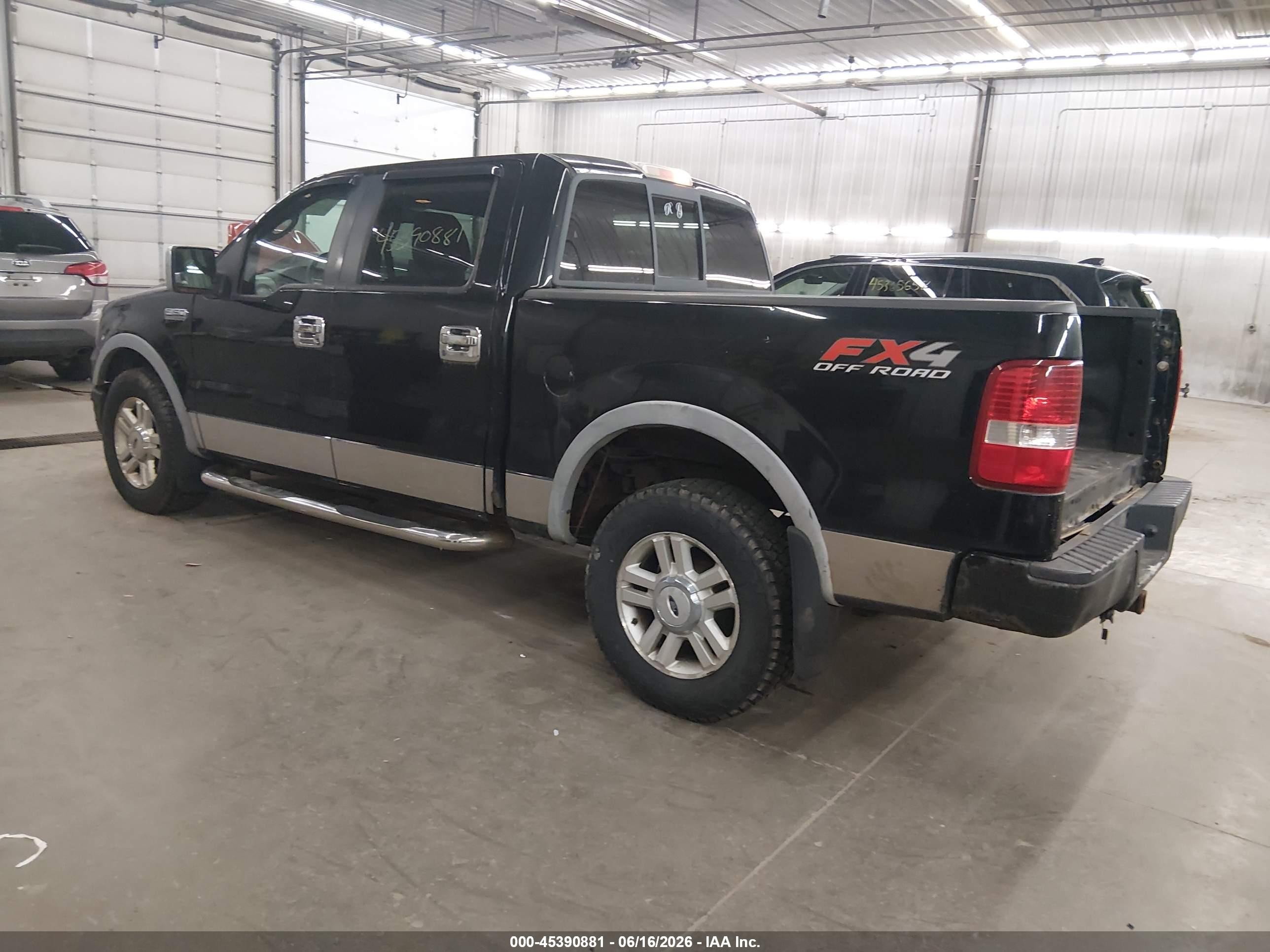 2007 Ford F-150 Fx4/lariat/xlt Black vin: 1FTPW14V97KC86955