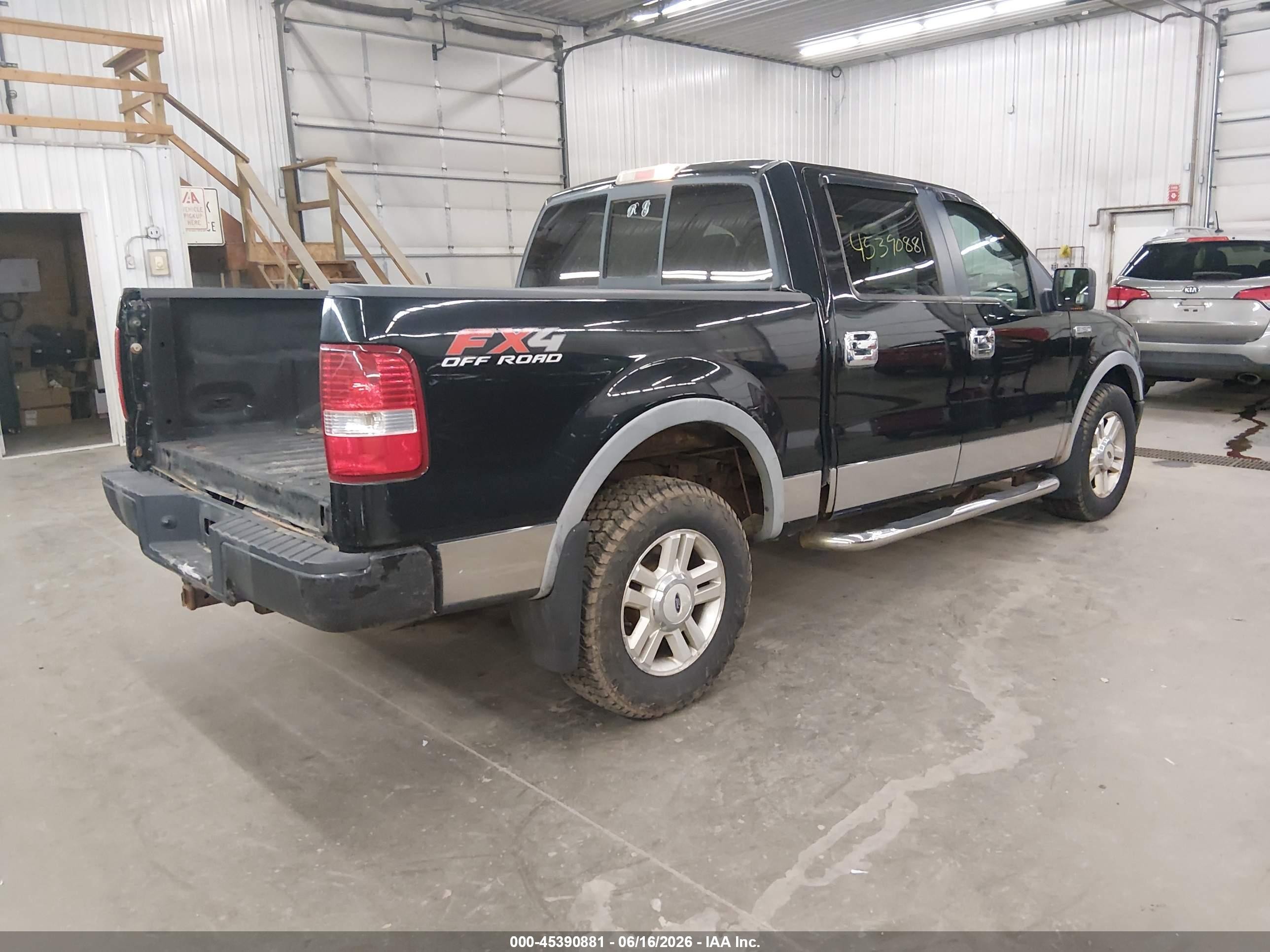 2007 Ford F-150 Fx4/lariat/xlt Black vin: 1FTPW14V97KC86955