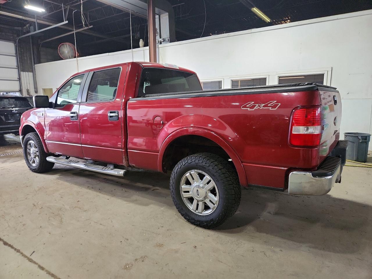 2007 Ford F150 Supercrew Red vin: 1FTPW14V97KD07691