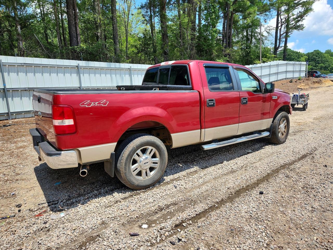 2008 Ford F150 Supercrew Red vin: 1FTPW14V98FA22029