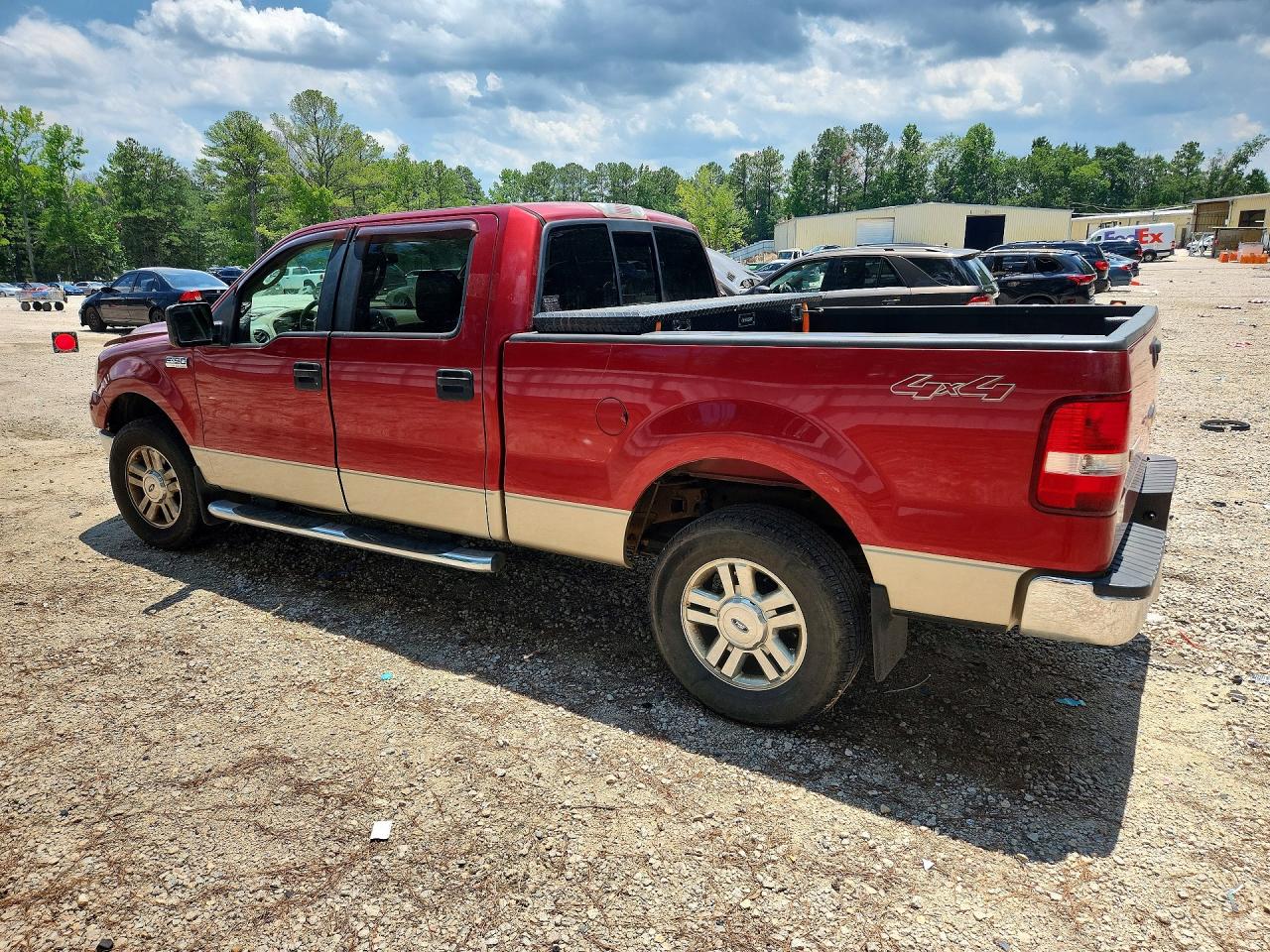 2008 Ford F150 Supercrew Red vin: 1FTPW14V98FA22029