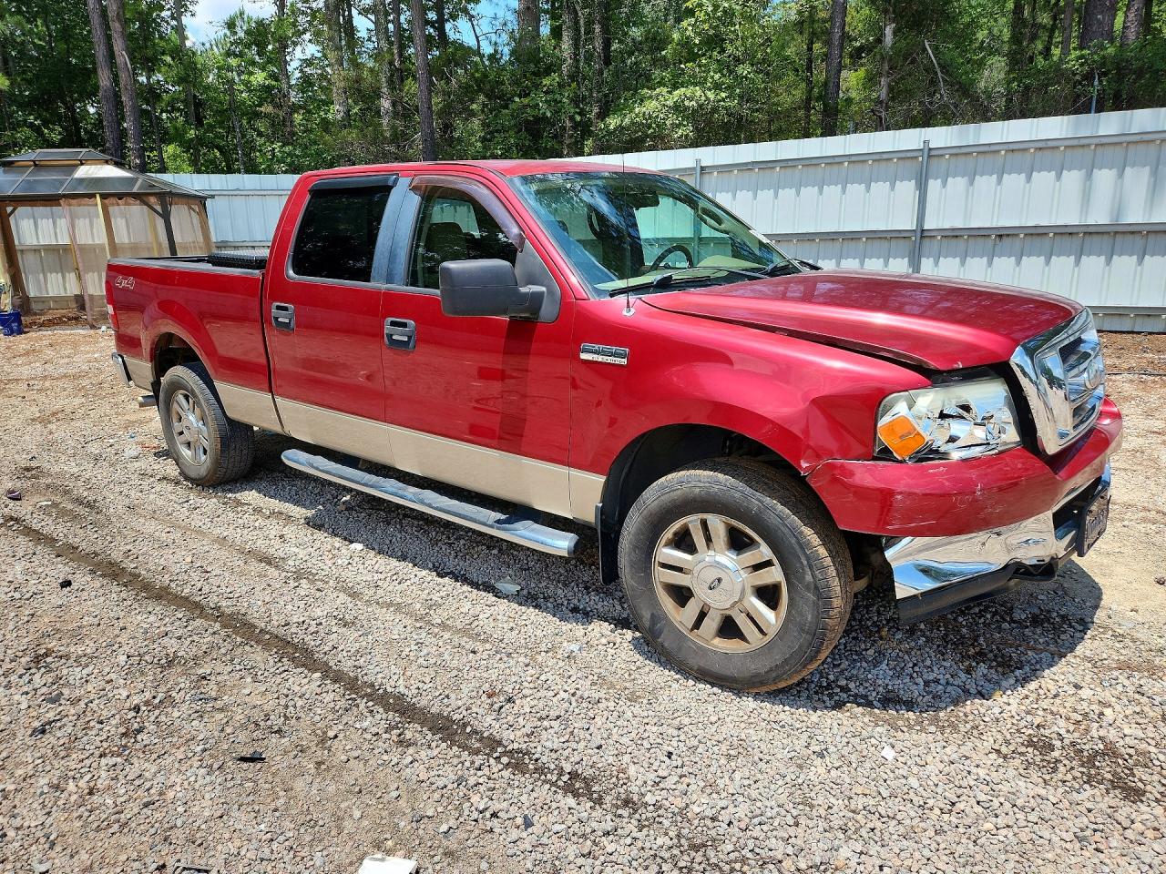 2008 Ford F150 Supercrew Red vin: 1FTPW14V98FA22029