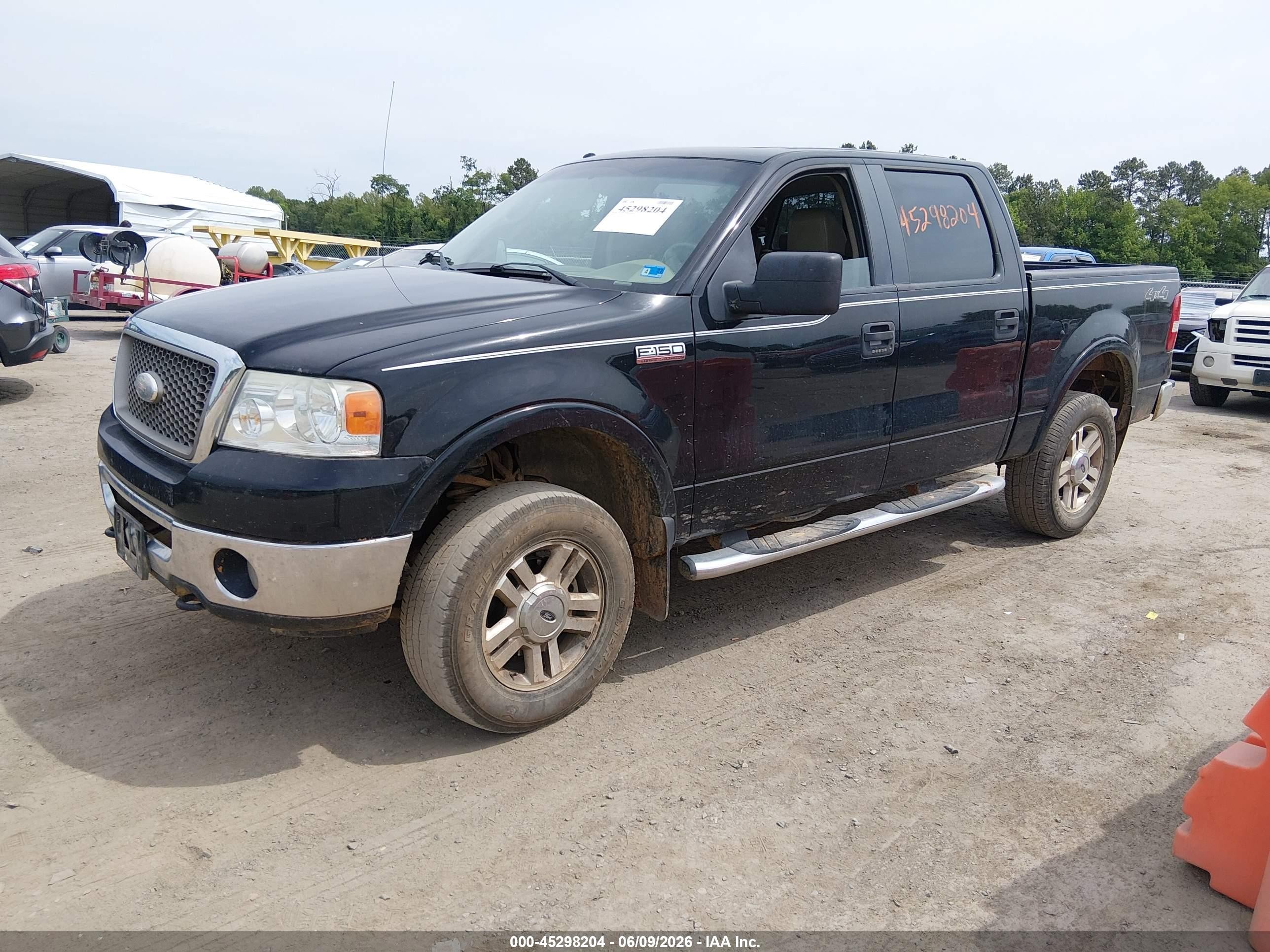 2008 Ford F-150 60th Anniversary/fx4/king Ranch/lariat/xlt Black vin: 1FTPW14V98FA22242