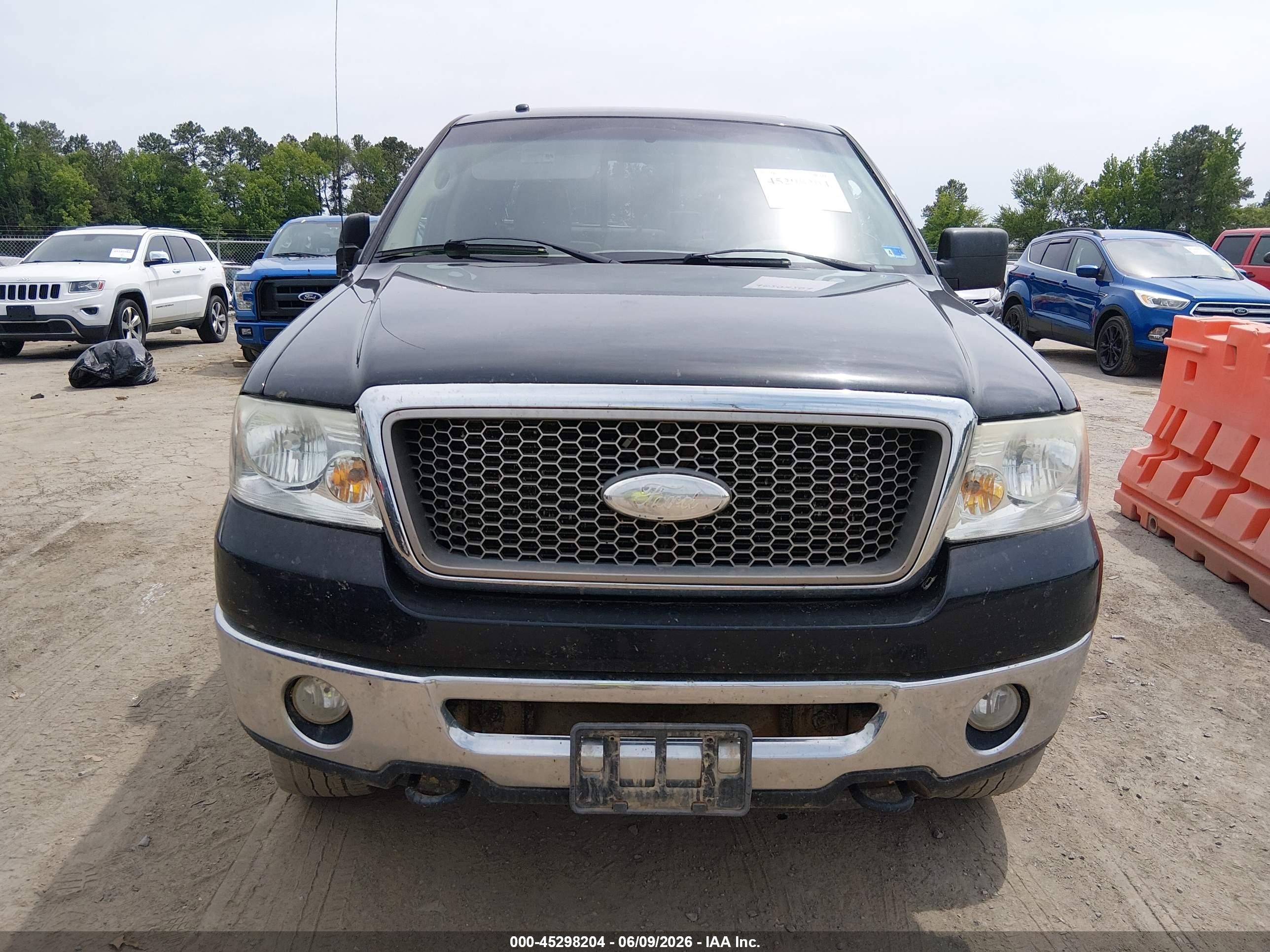 2008 Ford F-150 60th Anniversary/fx4/king Ranch/lariat/xlt Black vin: 1FTPW14V98FA22242