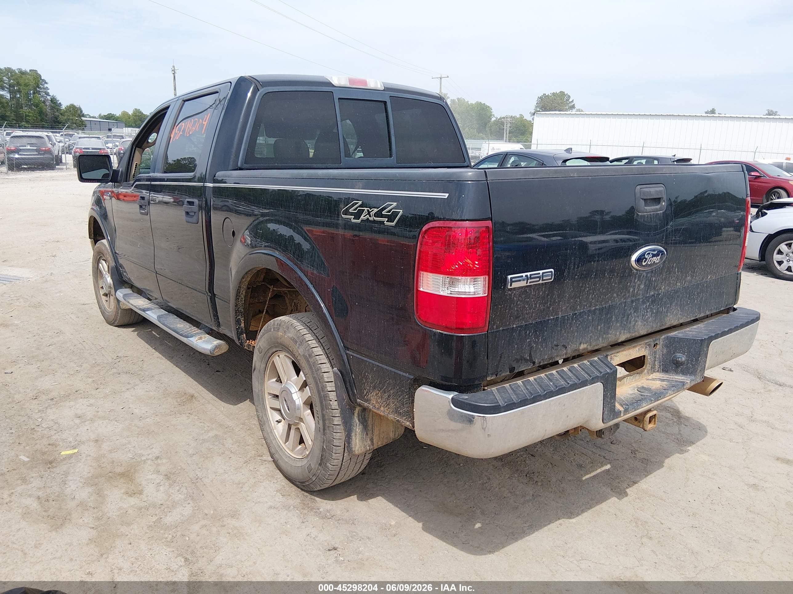 2008 Ford F-150 60th Anniversary/fx4/king Ranch/lariat/xlt Black vin: 1FTPW14V98FA22242