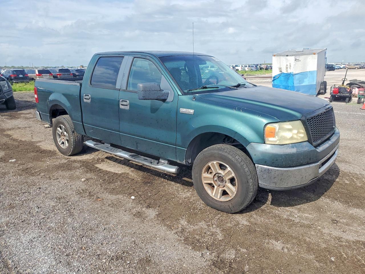 2008 Ford F150 Supercrew Green vin: 1FTPW14V98FA84045