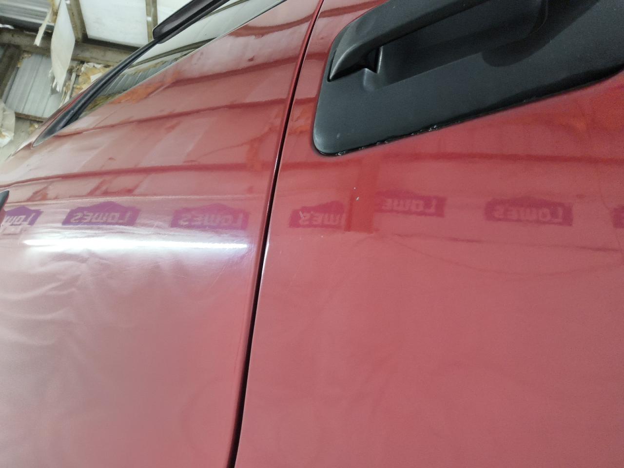 2008 Ford F150 Supercrew Red vin: 1FTPW14V98FB18274 Damage: Right Front Door, Chipped, 3