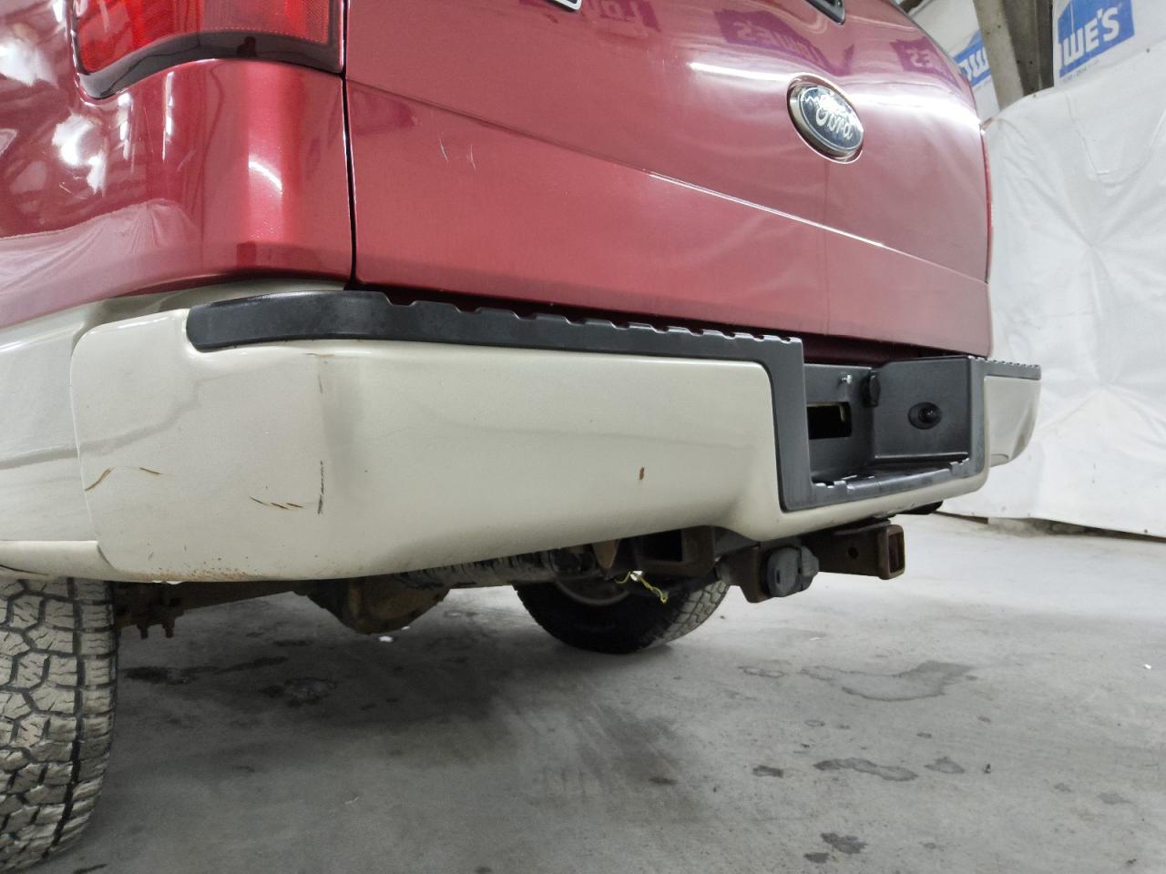 2008 Ford F150 Supercrew Red vin: 1FTPW14V98FB18274 Damage: Rear Metal Bumper Painted, Multiple Dents/Paint Damage, 2