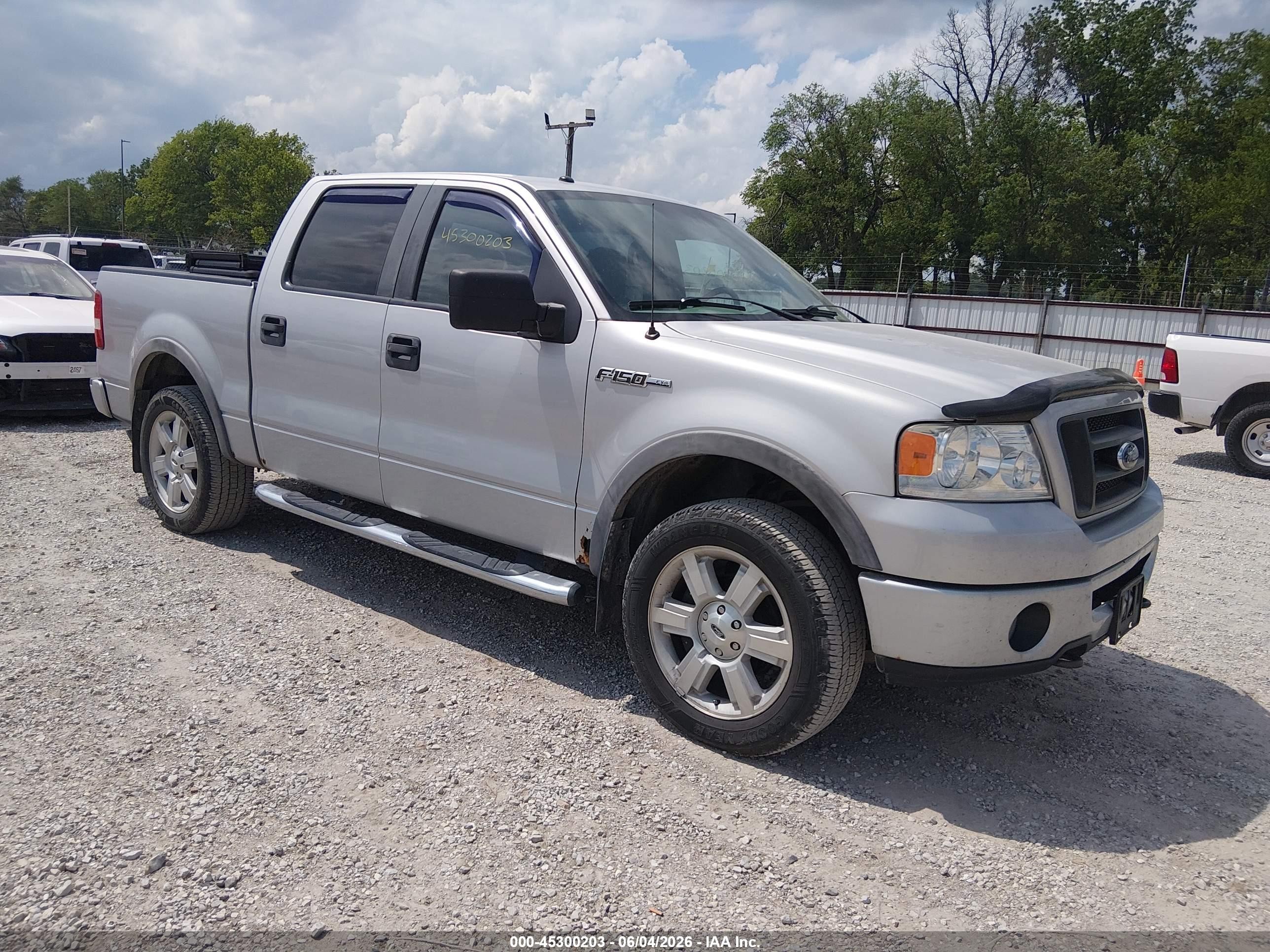 2008 Ford F-150 60th Anniversary/fx4/king Ranch/lariat/xlt Gray vin: 1FTPW14V98FB63232