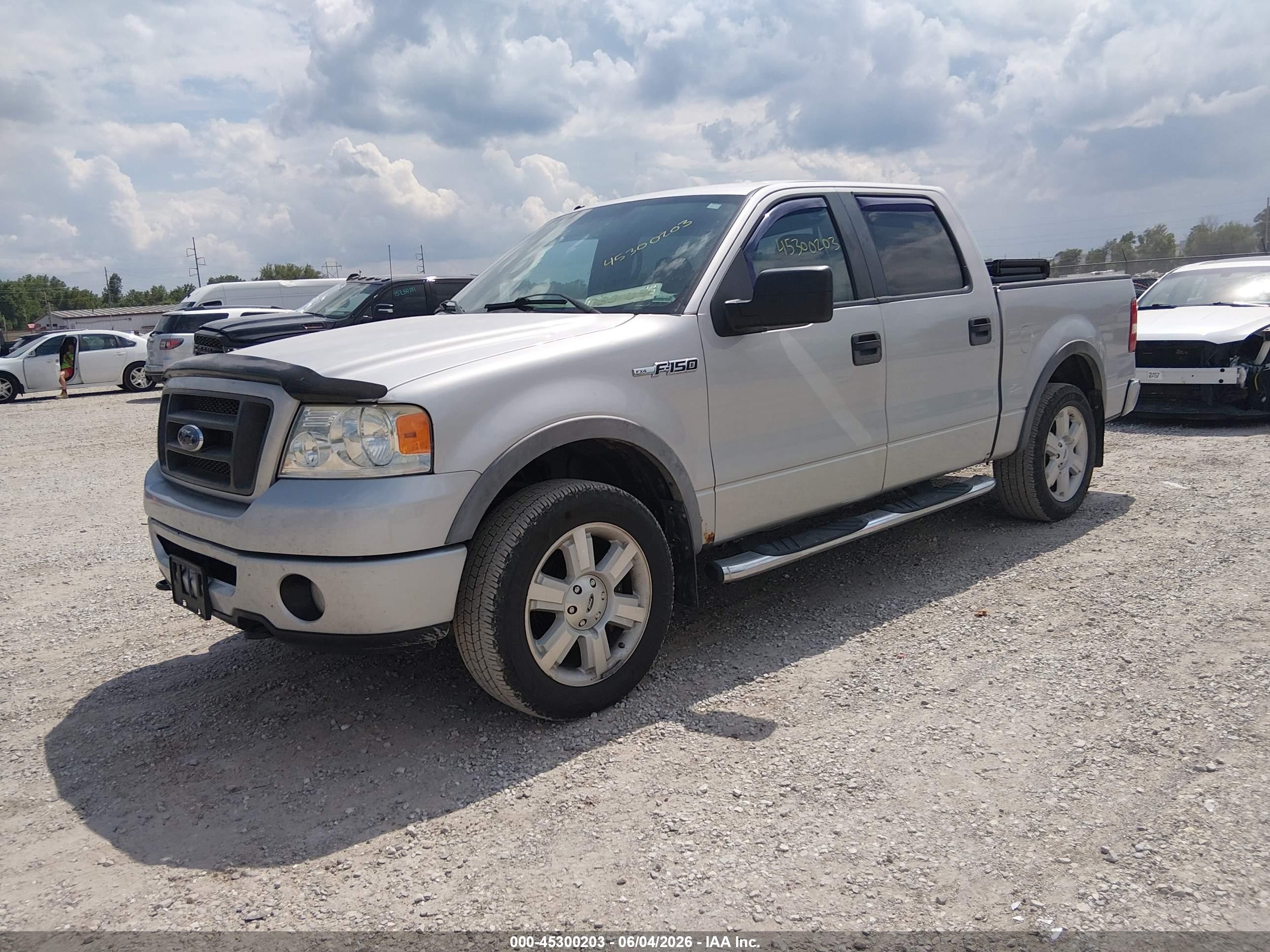 2008 Ford F-150 60th Anniversary/fx4/king Ranch/lariat/xlt Gray vin: 1FTPW14V98FB63232