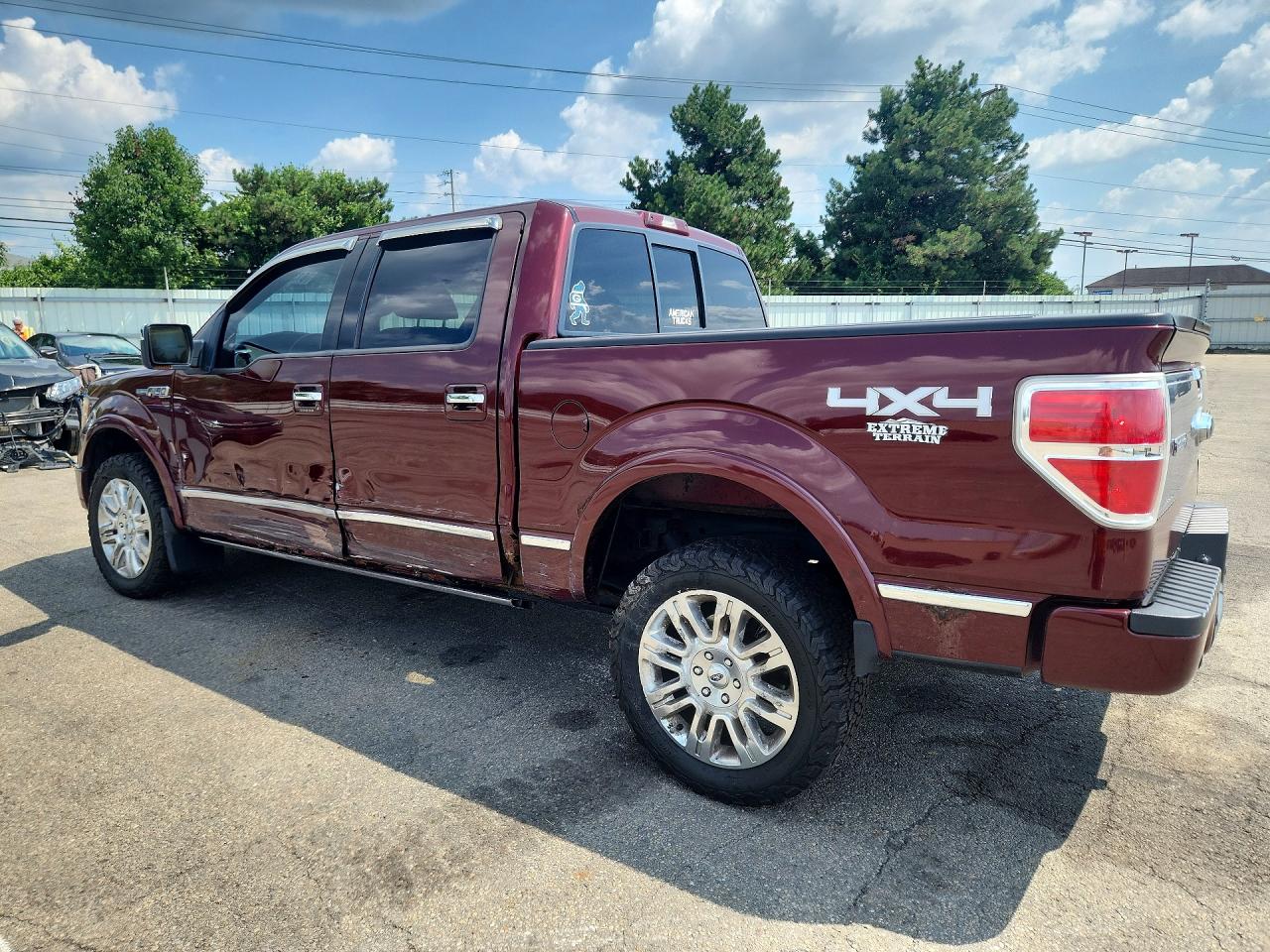 2009 Ford F150 Supercrew Maroon vin: 1FTPW14V99FA01215