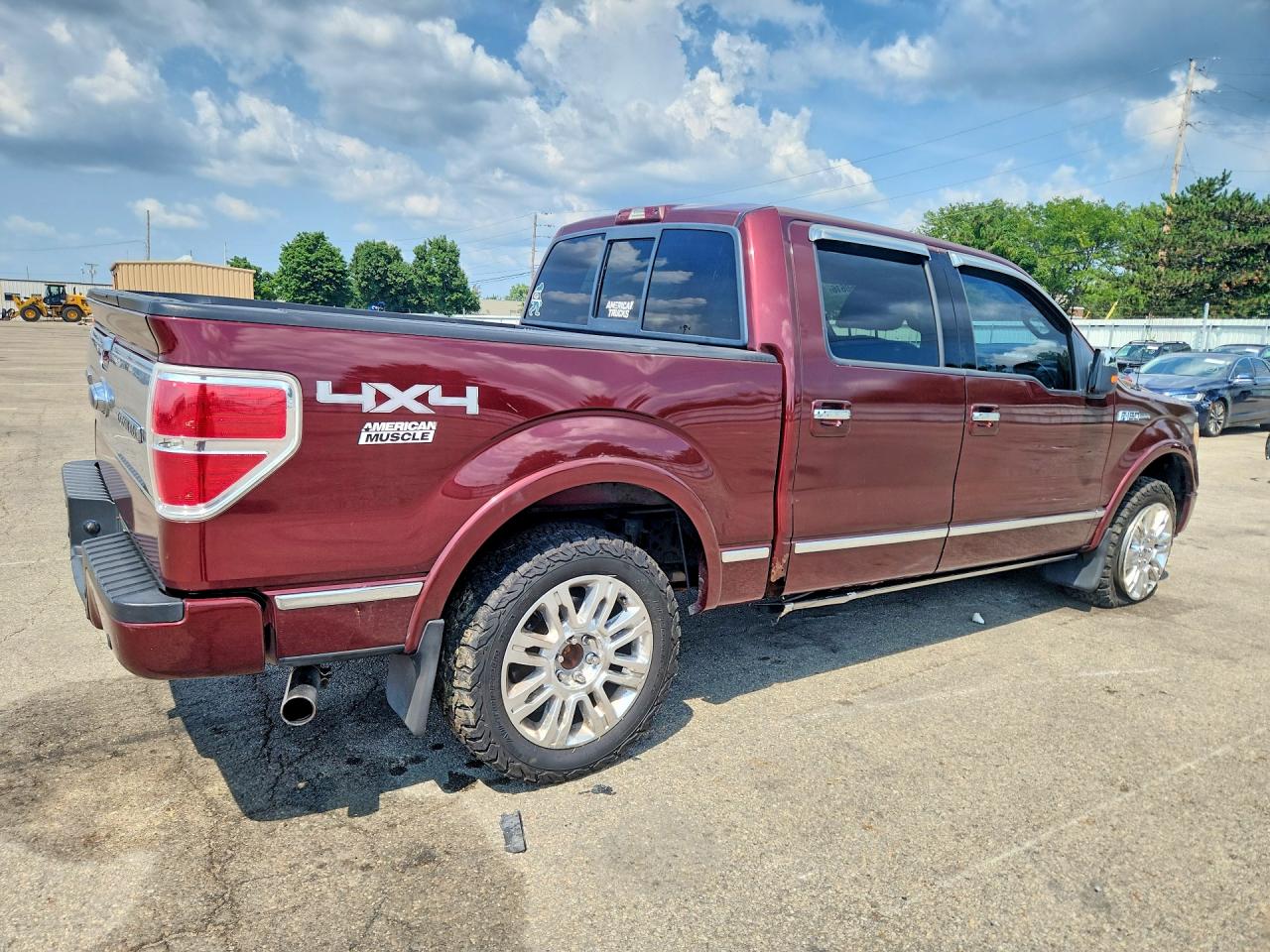 2009 Ford F150 Supercrew Maroon vin: 1FTPW14V99FA01215