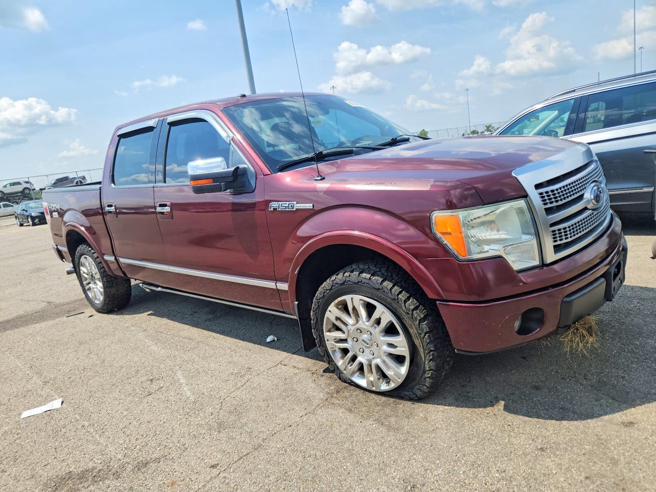 2009 Ford F150 Supercrew Maroon vin: 1FTPW14V99FA01215