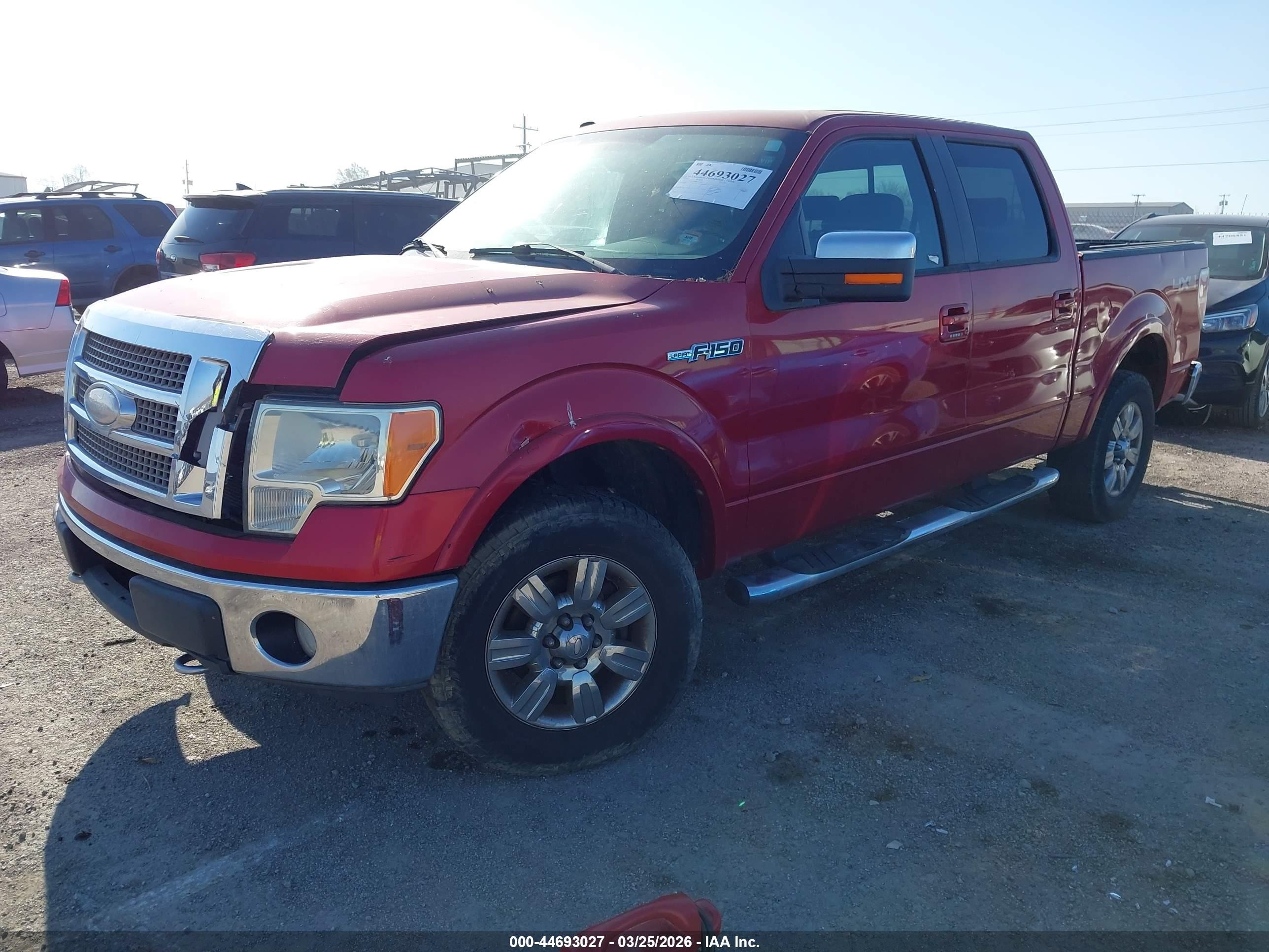 2009 Ford F-150 Fx4/king Ranch/lariat/platinum/xl/xlt Red vin: 1FTPW14V99FA11467
