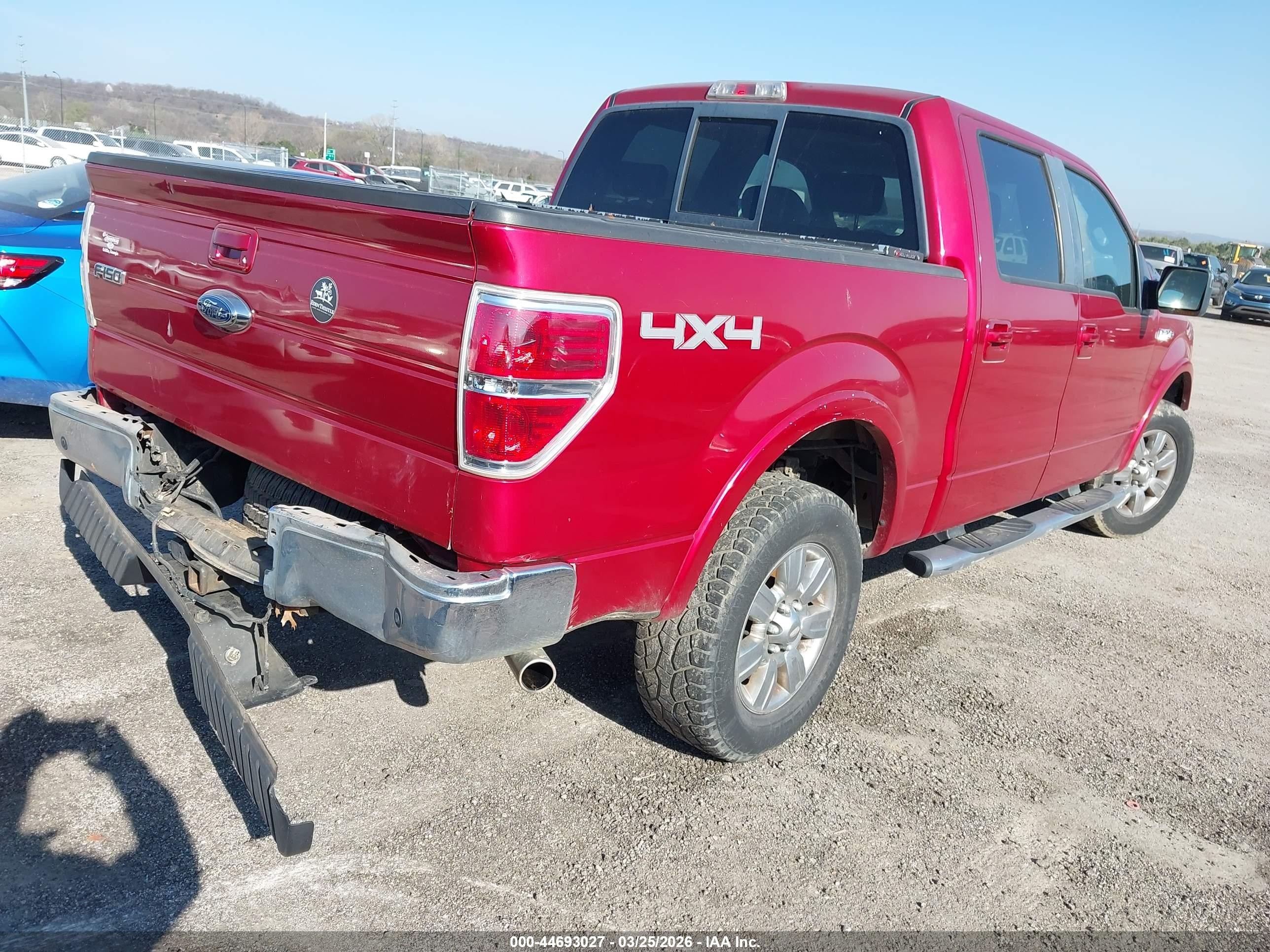 2009 Ford F-150 Fx4/king Ranch/lariat/platinum/xl/xlt Red vin: 1FTPW14V99FA11467