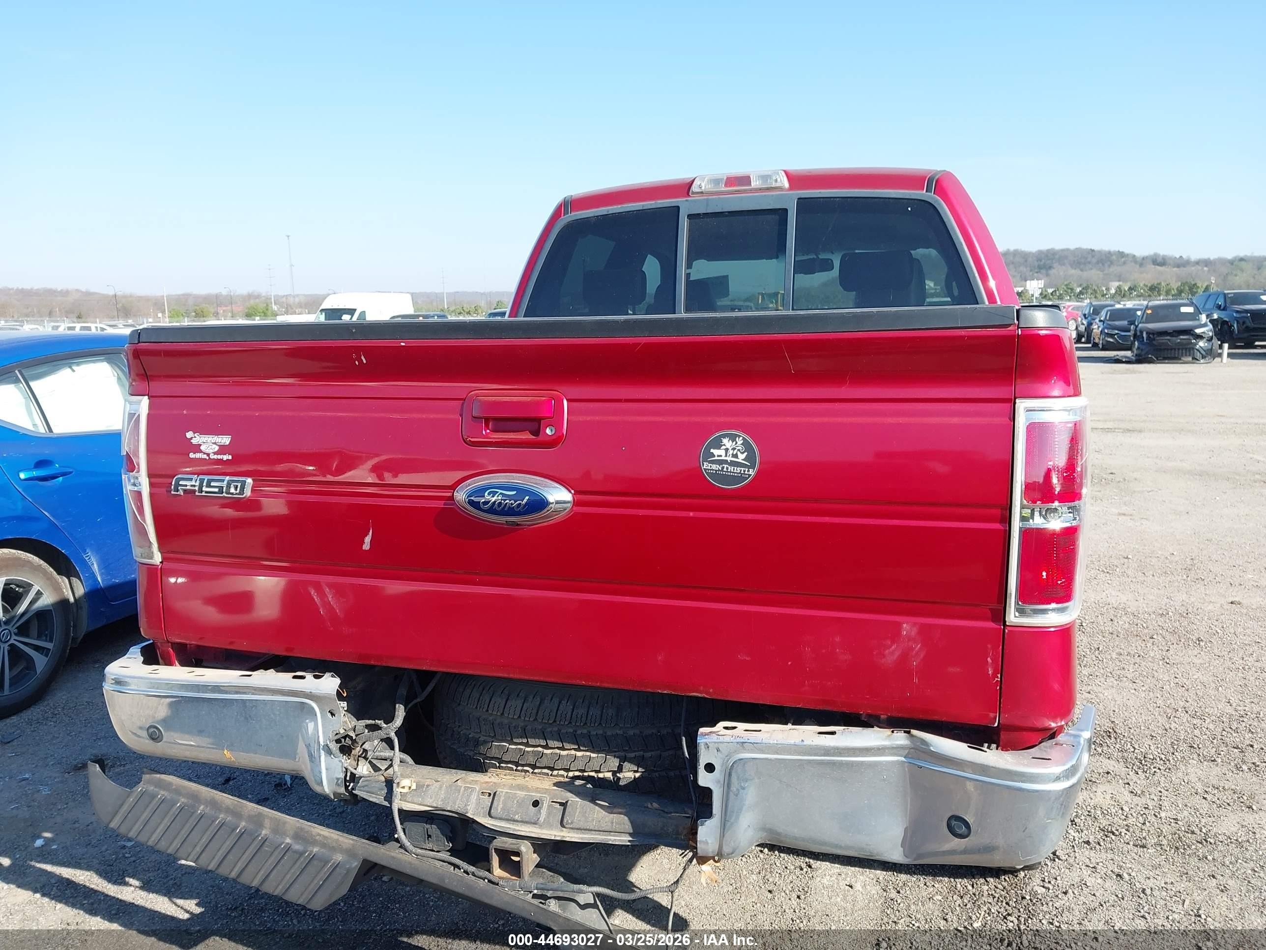 2009 Ford F-150 Fx4/king Ranch/lariat/platinum/xl/xlt Red vin: 1FTPW14V99FA11467
