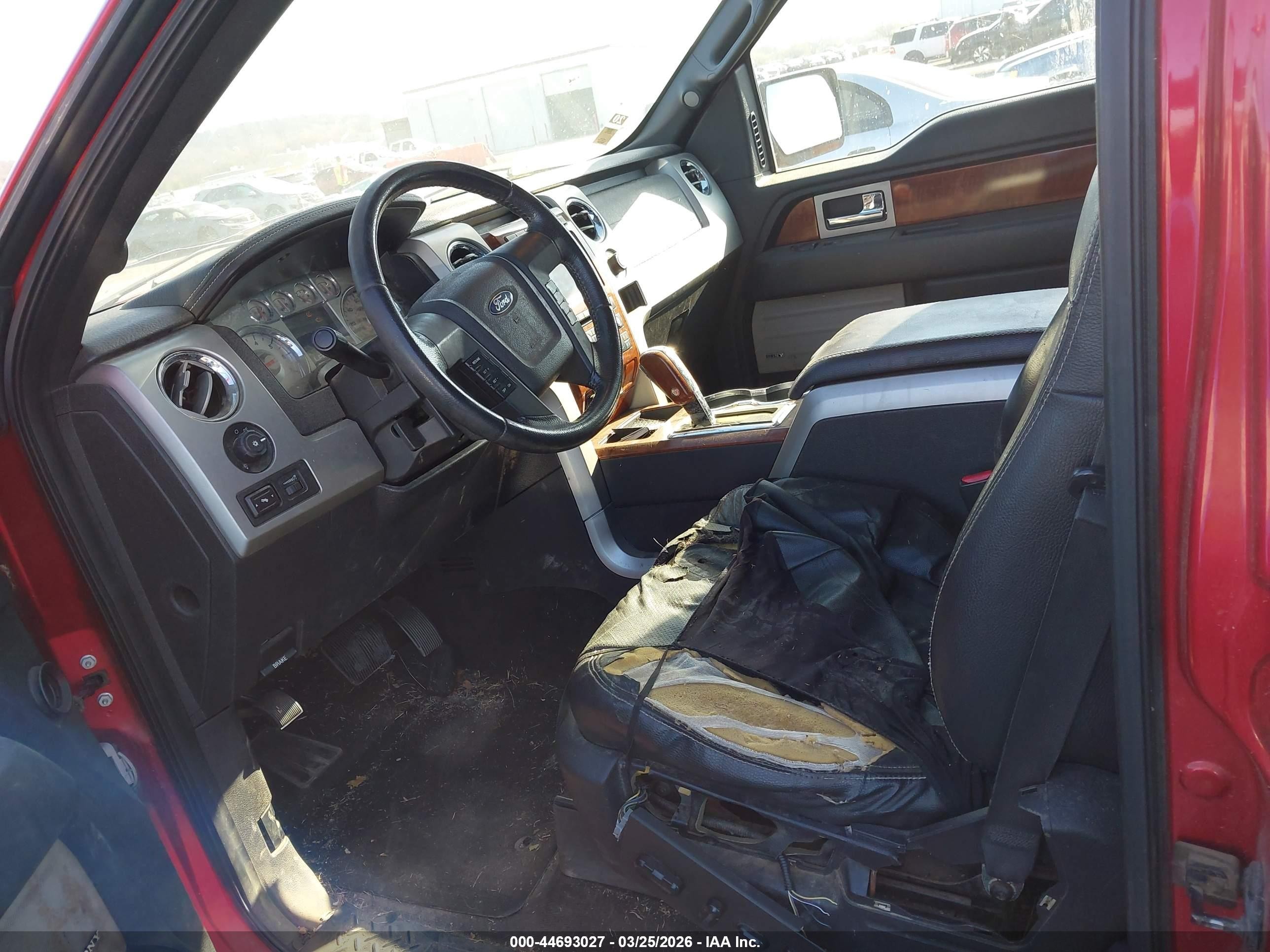2009 Ford F-150 Fx4/king Ranch/lariat/platinum/xl/xlt Red vin: 1FTPW14V99FA11467