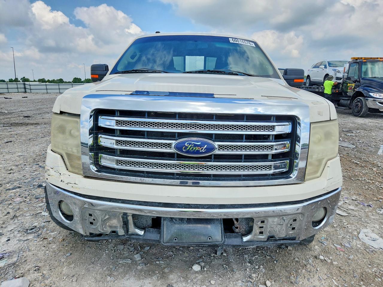 2009 Ford F150 Supercrew Белый vin: 1FTPW14V99FA42234