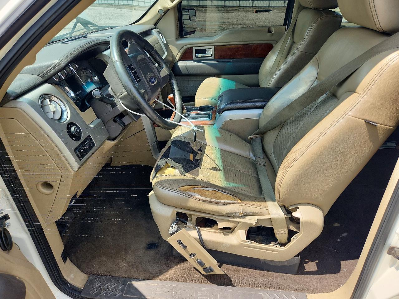 2009 Ford F150 Supercrew Белый vin: 1FTPW14V99FA42234