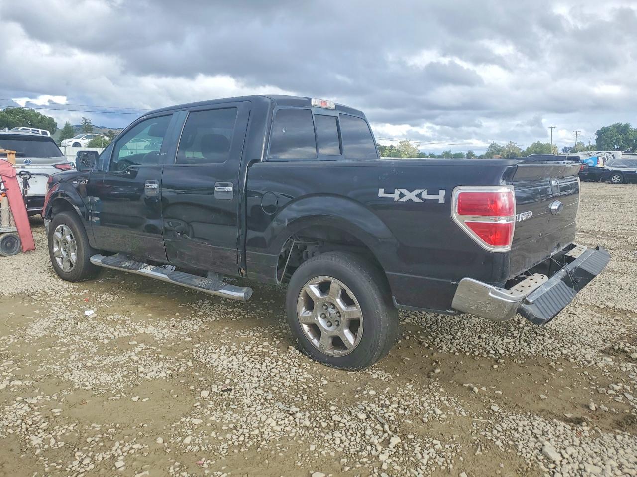 2009 Ford F150 Supercrew Black vin: 1FTPW14V99FA54237